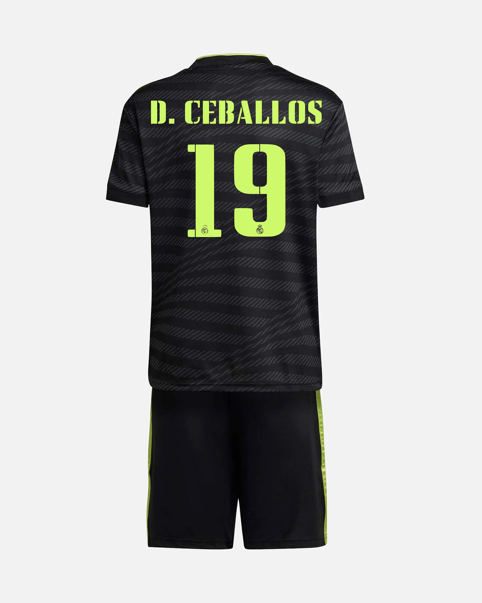 Conjunto 3ª Real Madrid 2022/2023 D. Ceballos - Fútbol Factory