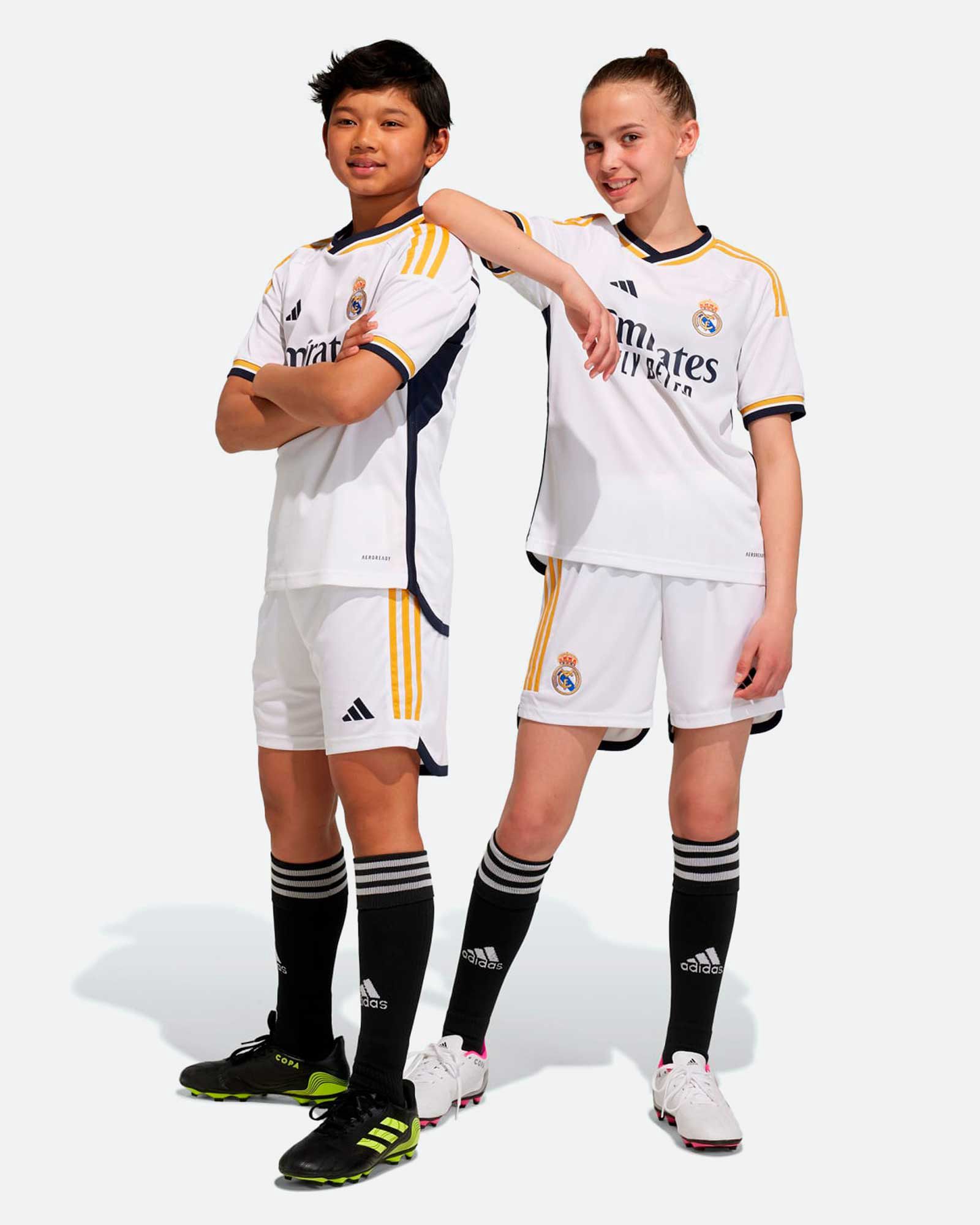 Conjunto 1ª Real Madrid 2023/2024 - Fútbol Factory