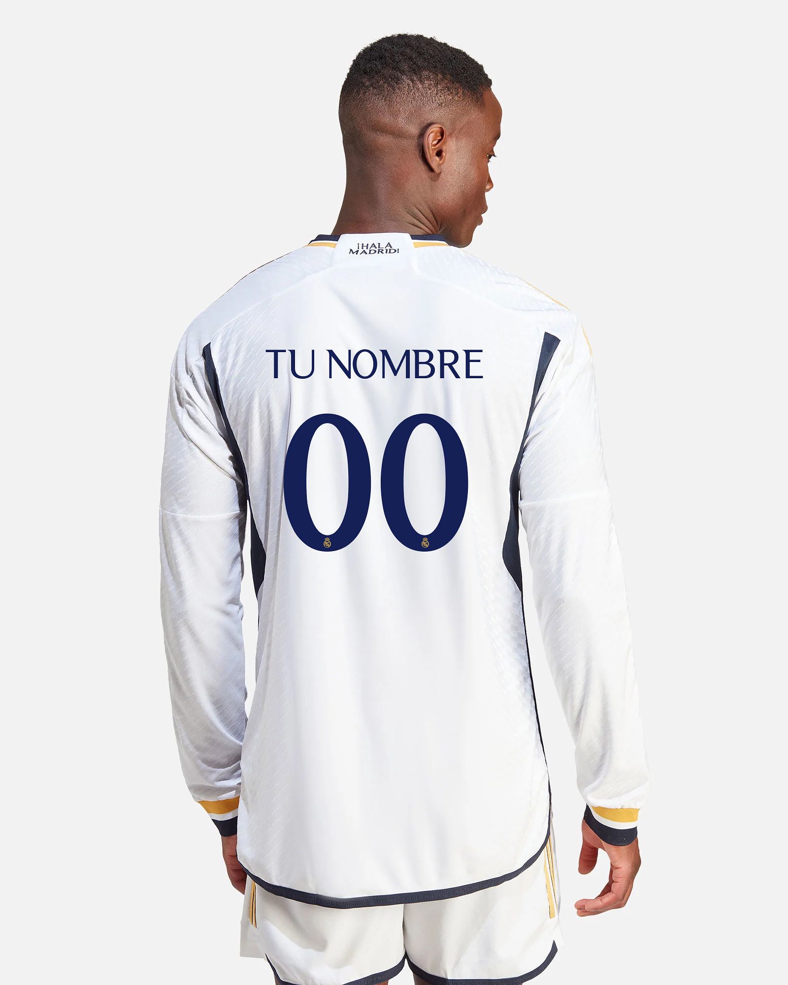 Camiseta 1ª Real Madrid 2023/2024 Authentic LS Personalizado - Fútbol Factory