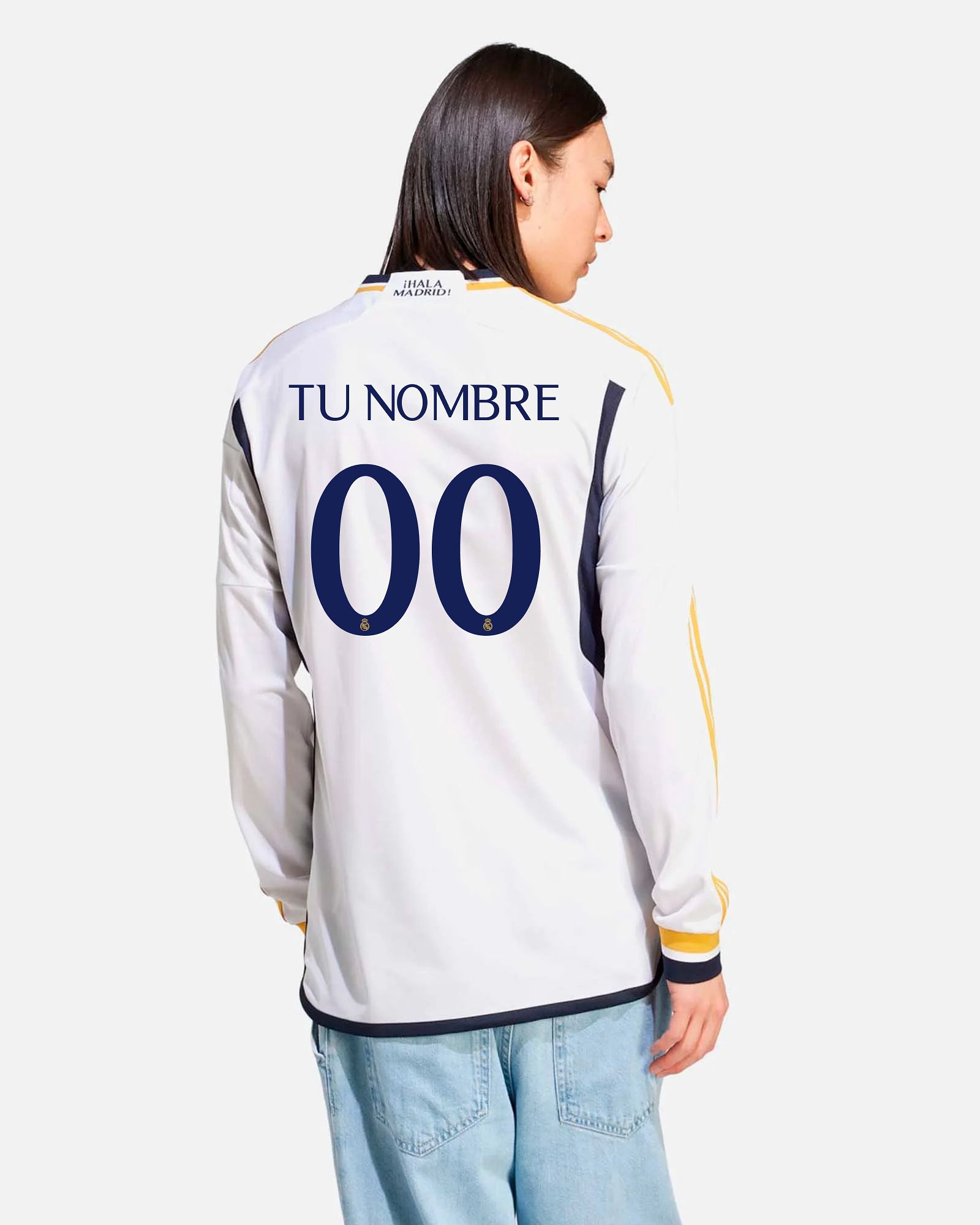 Camiseta 1ª Real Madrid 2023/2024 LS Personalizado - Fútbol Factory