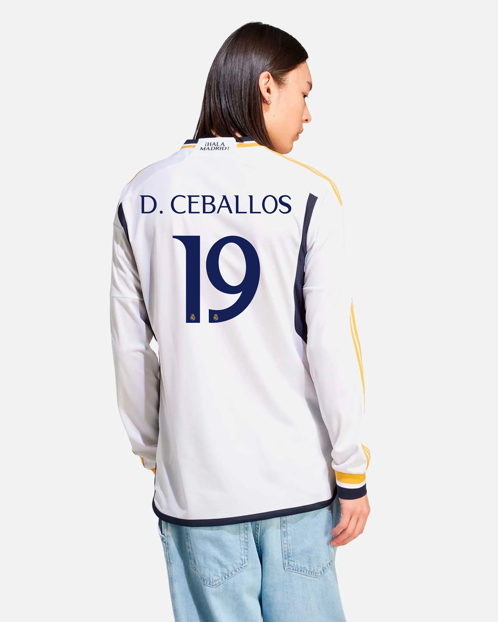 Camiseta 1ª Real Madrid 2023/2024 LS D. Ceballos - Fútbol Factory