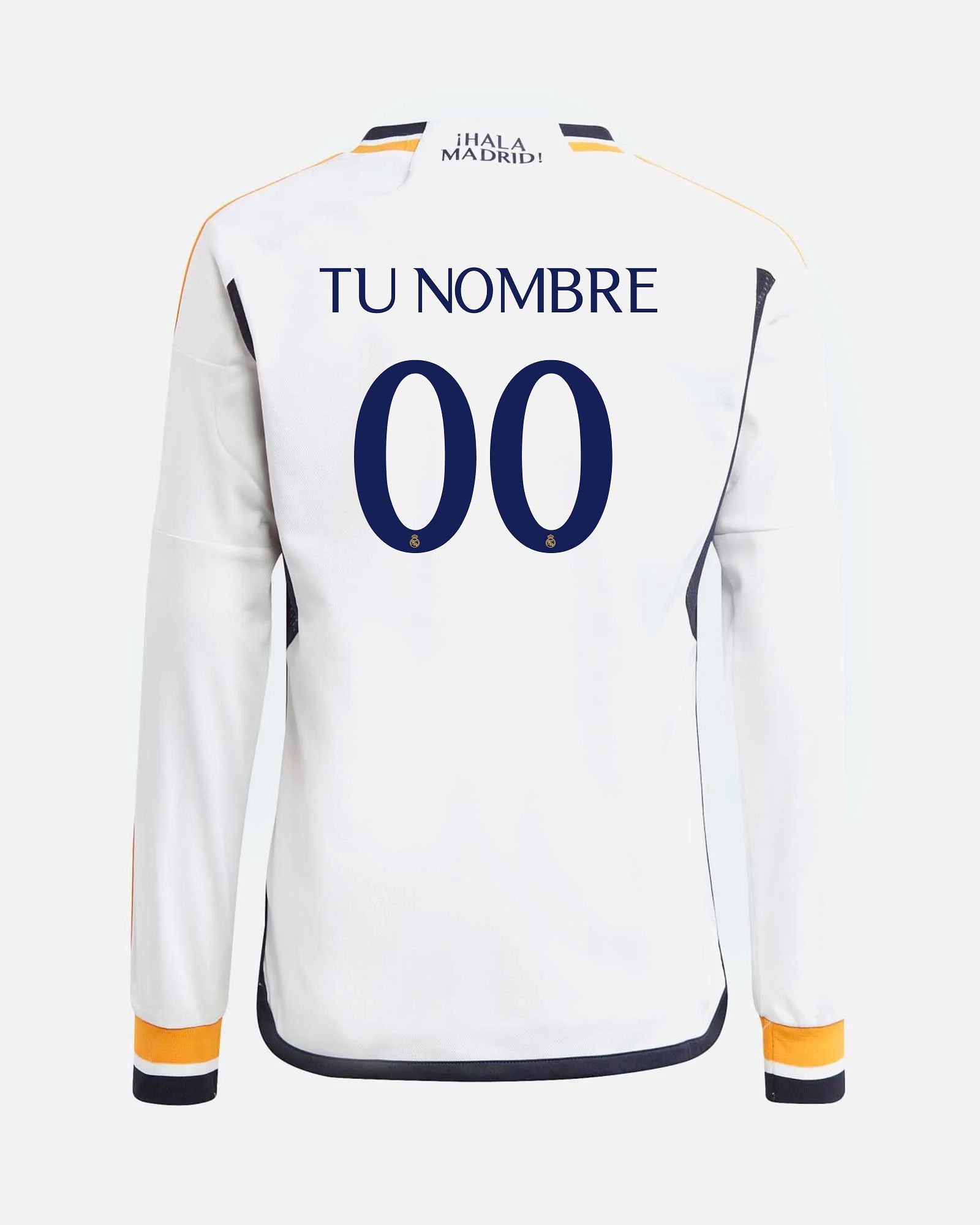 Camiseta 1ª Real Madrid 2023/2024 LS Personalizado - Fútbol Factory