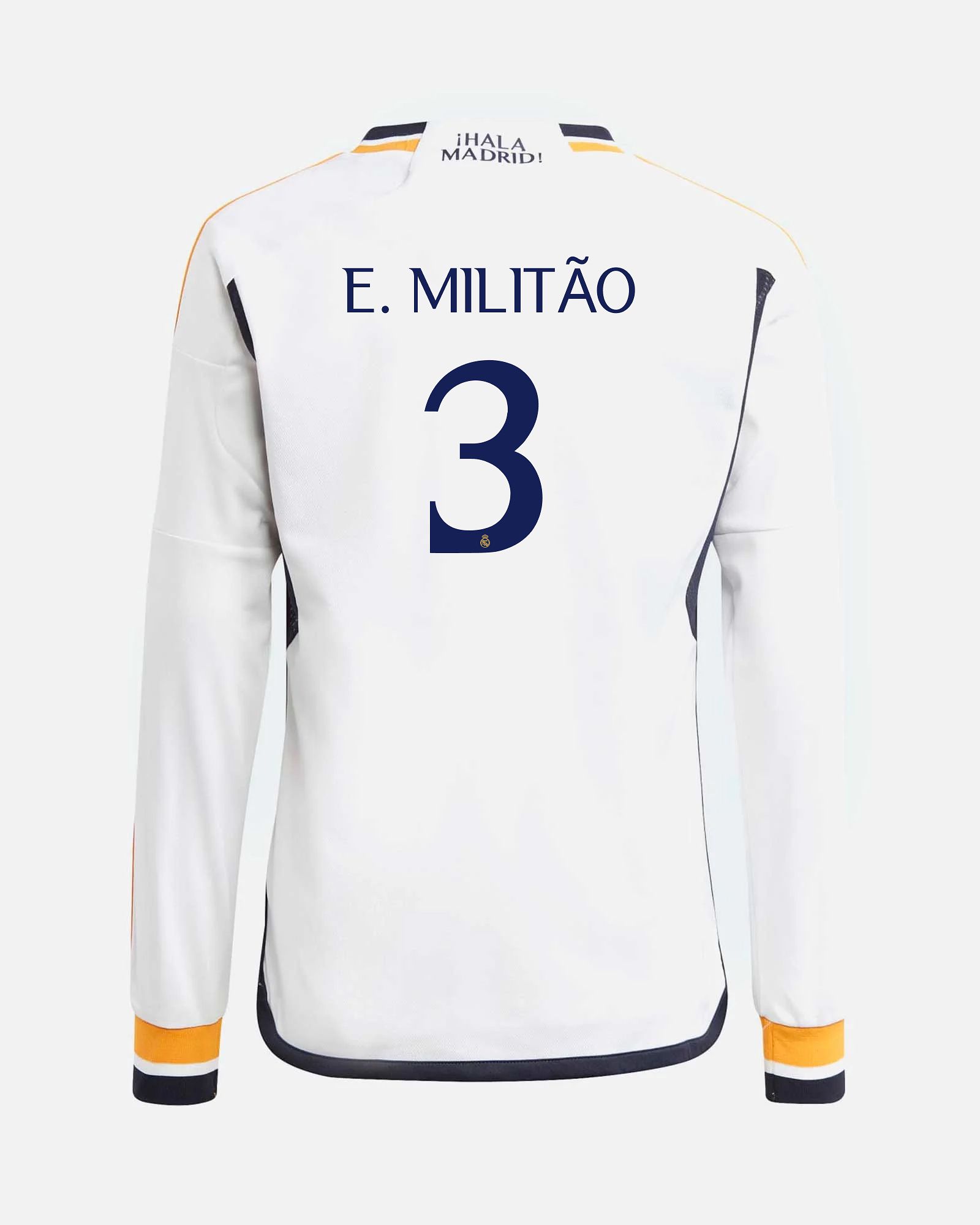 Camiseta 1ª Real Madrid 2023/2024 LS E. Militão - Fútbol Factory