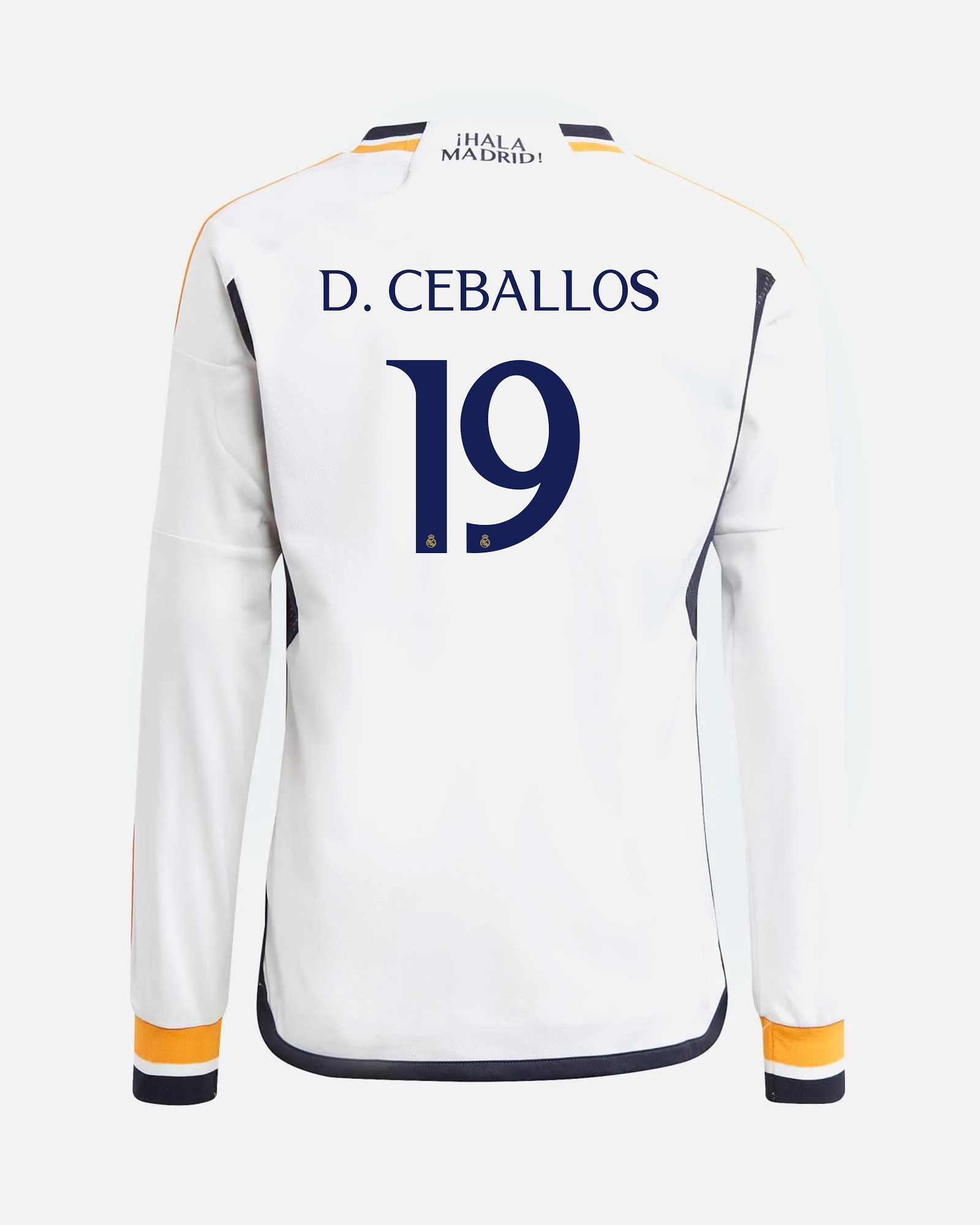 Camiseta 1ª Real Madrid 2023/2024 LS D. Ceballos - Fútbol Factory