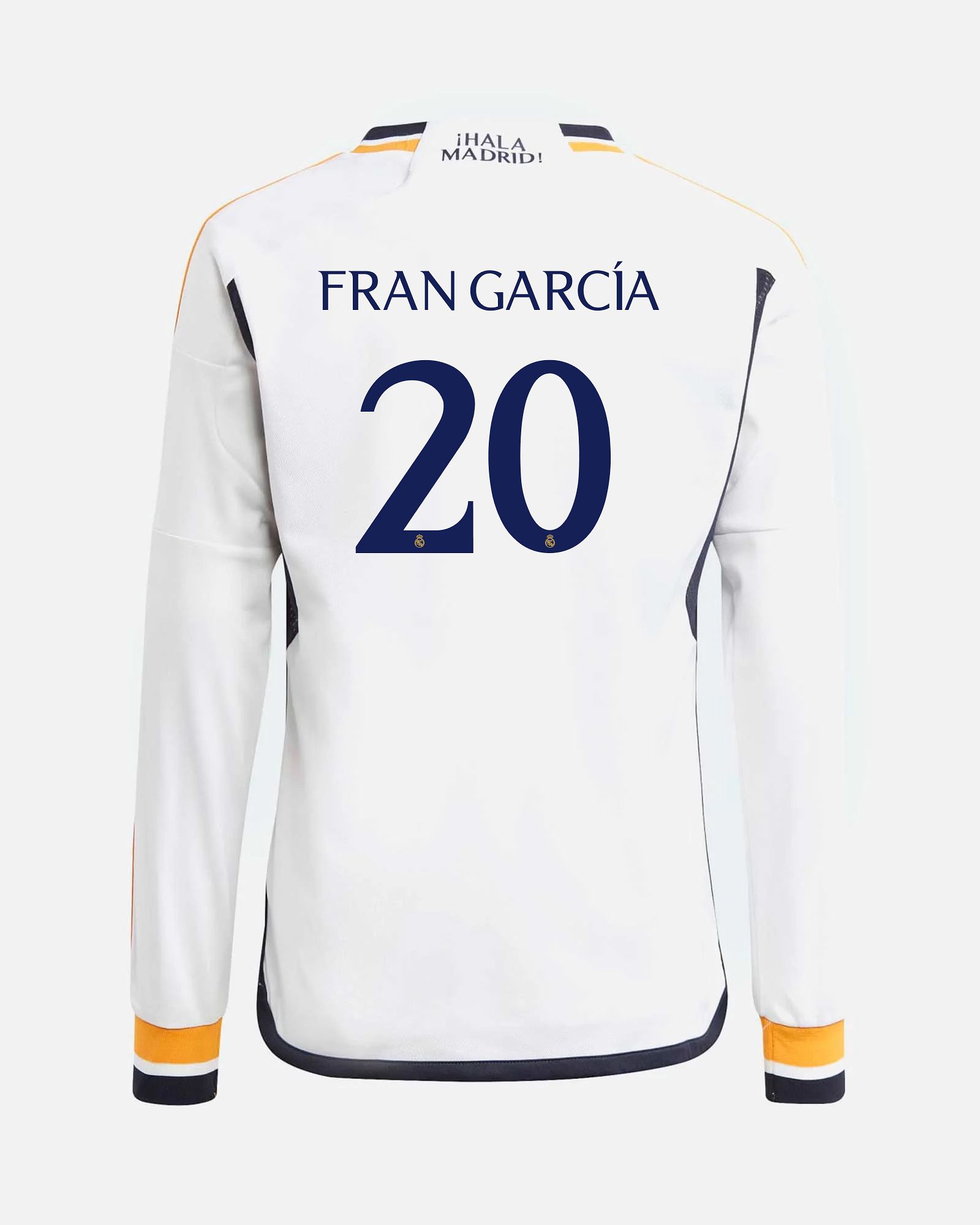 Camiseta 1ª Real Madrid 2023/2024 LS Fran García - Fútbol Factory