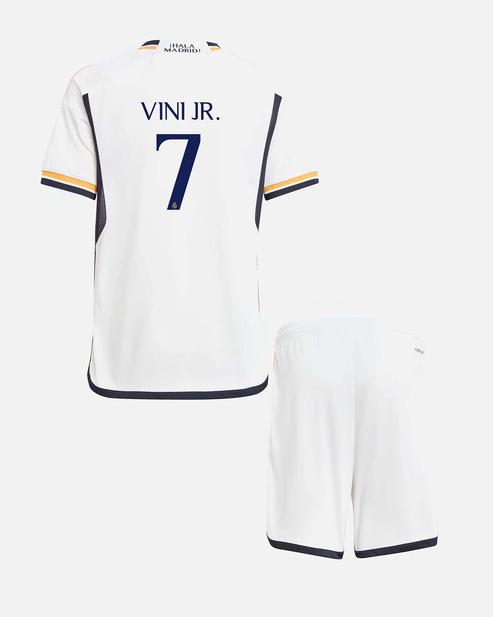 Conjunto 1ª Real Madrid 2023/2024 Vini Jr. - Fútbol Factory