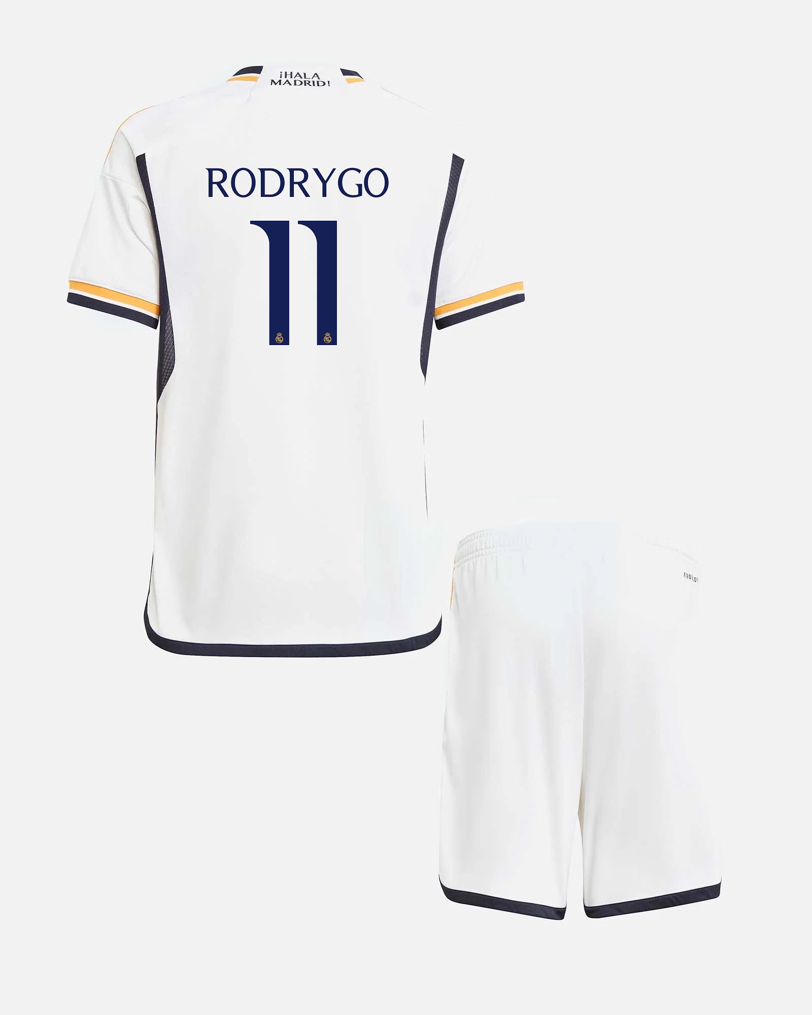 Conjunto 1ª Real Madrid 2023/2024 Rodrygo - Fútbol Factory