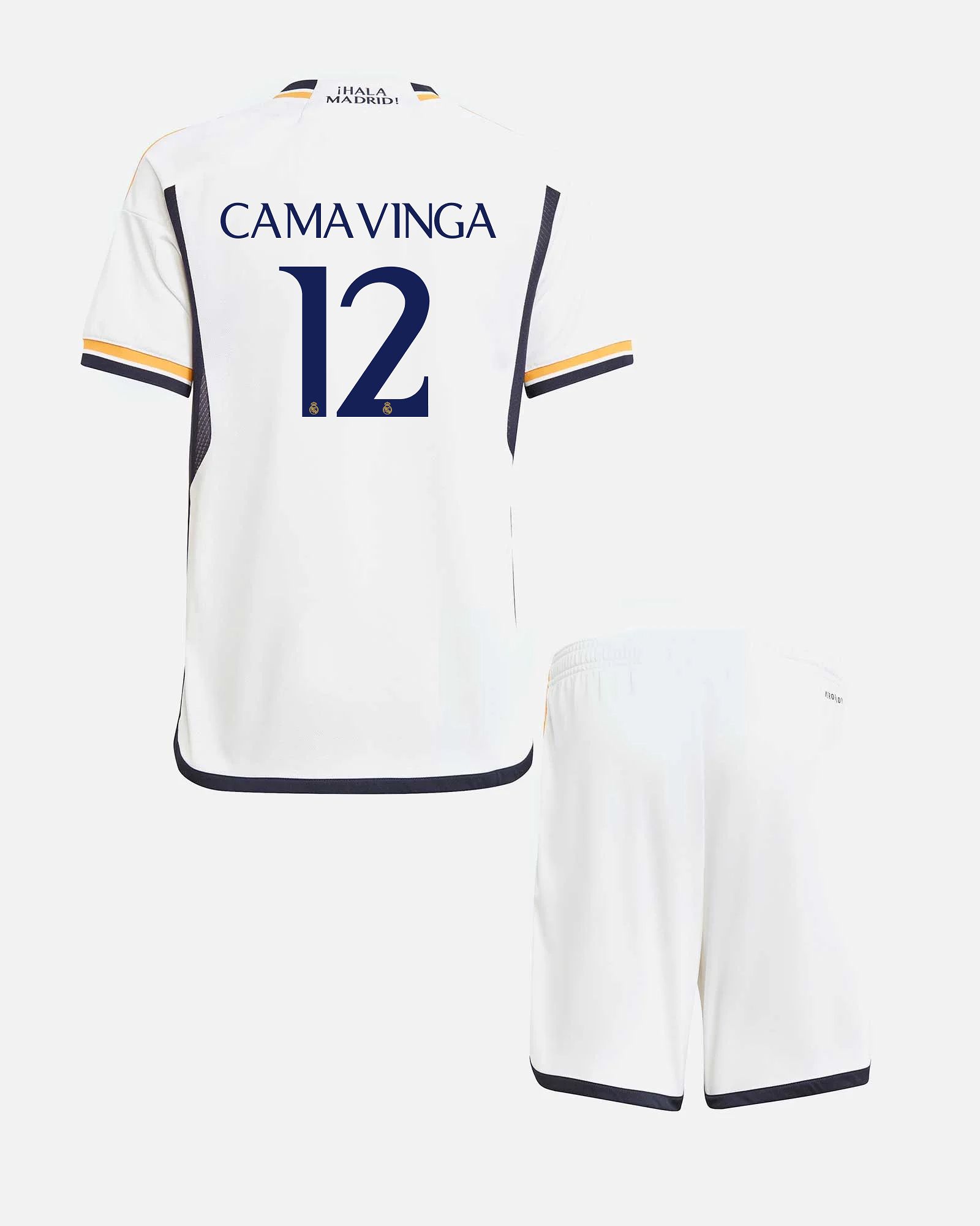 Conjunto 1ª Real Madrid 2023/2024 Camavinga - Fútbol Factory