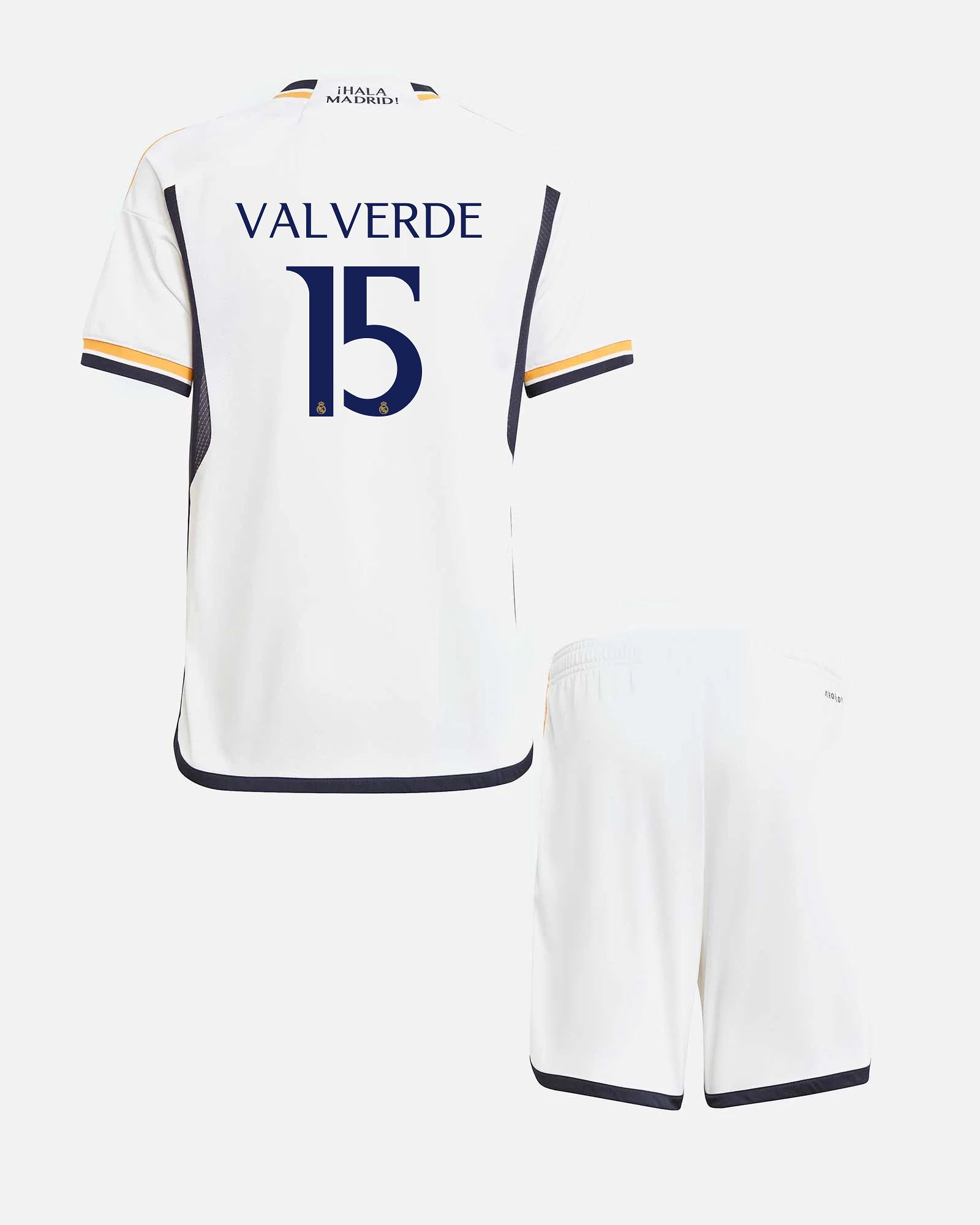 Conjunto 1ª Real Madrid 2023/2024 Valverde - Fútbol Factory