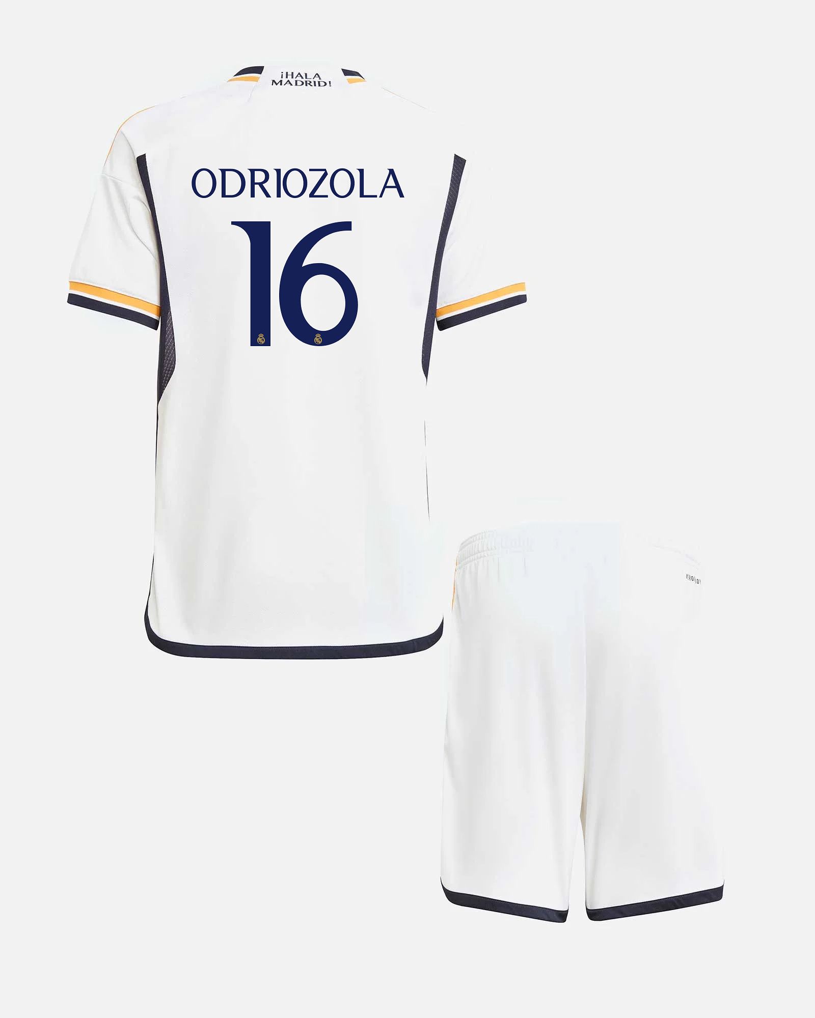 Conjunto 1ª Real Madrid 2023/2024 Odriozola - Fútbol Factory