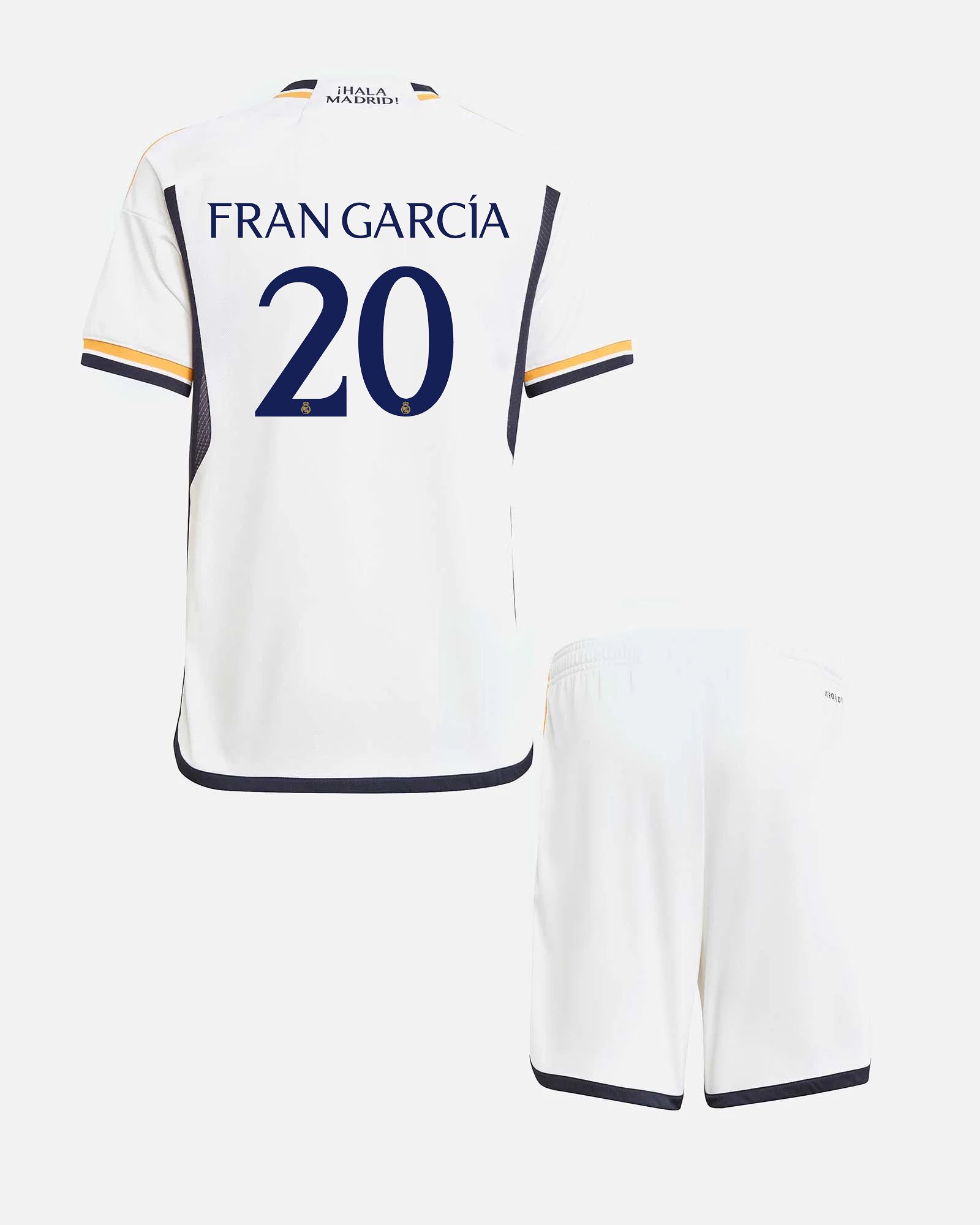 Conjunto 1ª Real Madrid 2023/2024 Fran García - Fútbol Factory