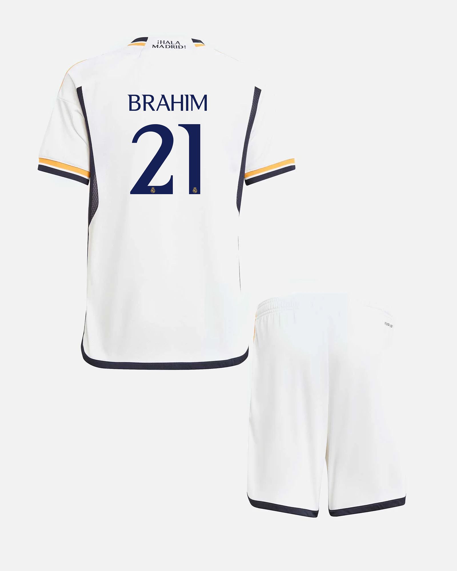 Conjunto 1ª Real Madrid 2023/2024 Brahim - Fútbol Factory