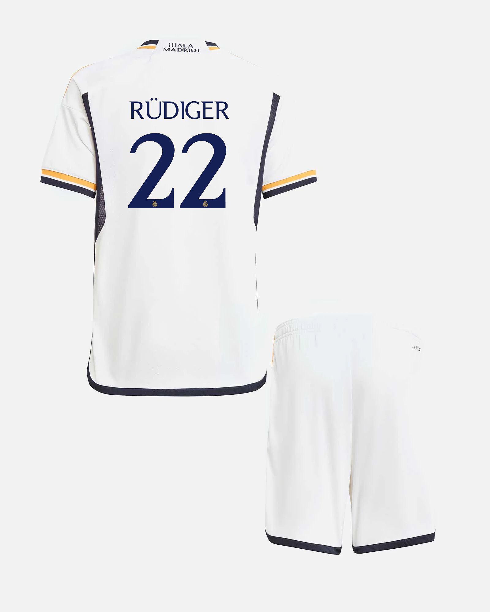 Conjunto 1ª Real Madrid 2023/2024 Rüdiger - Fútbol Factory