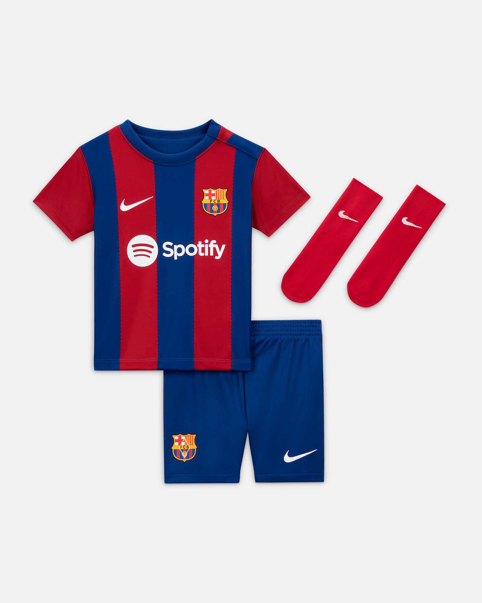 Conjunto 1ª FC Barcelona 2023/2024 - Fútbol Factory