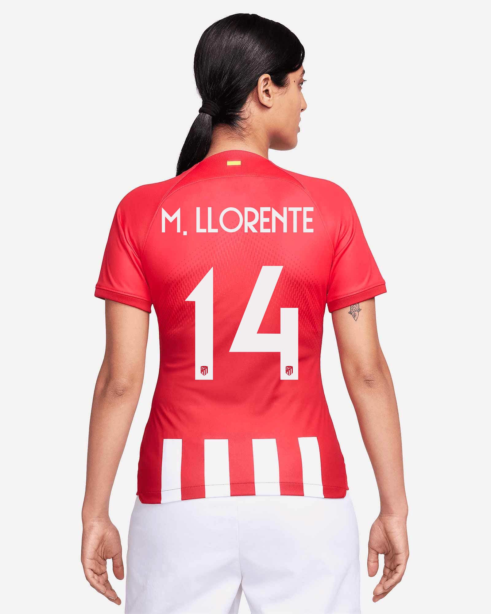 Camiseta 1ª Atlético de Madrid 2023/2024 M. Llorente - Fútbol Factory