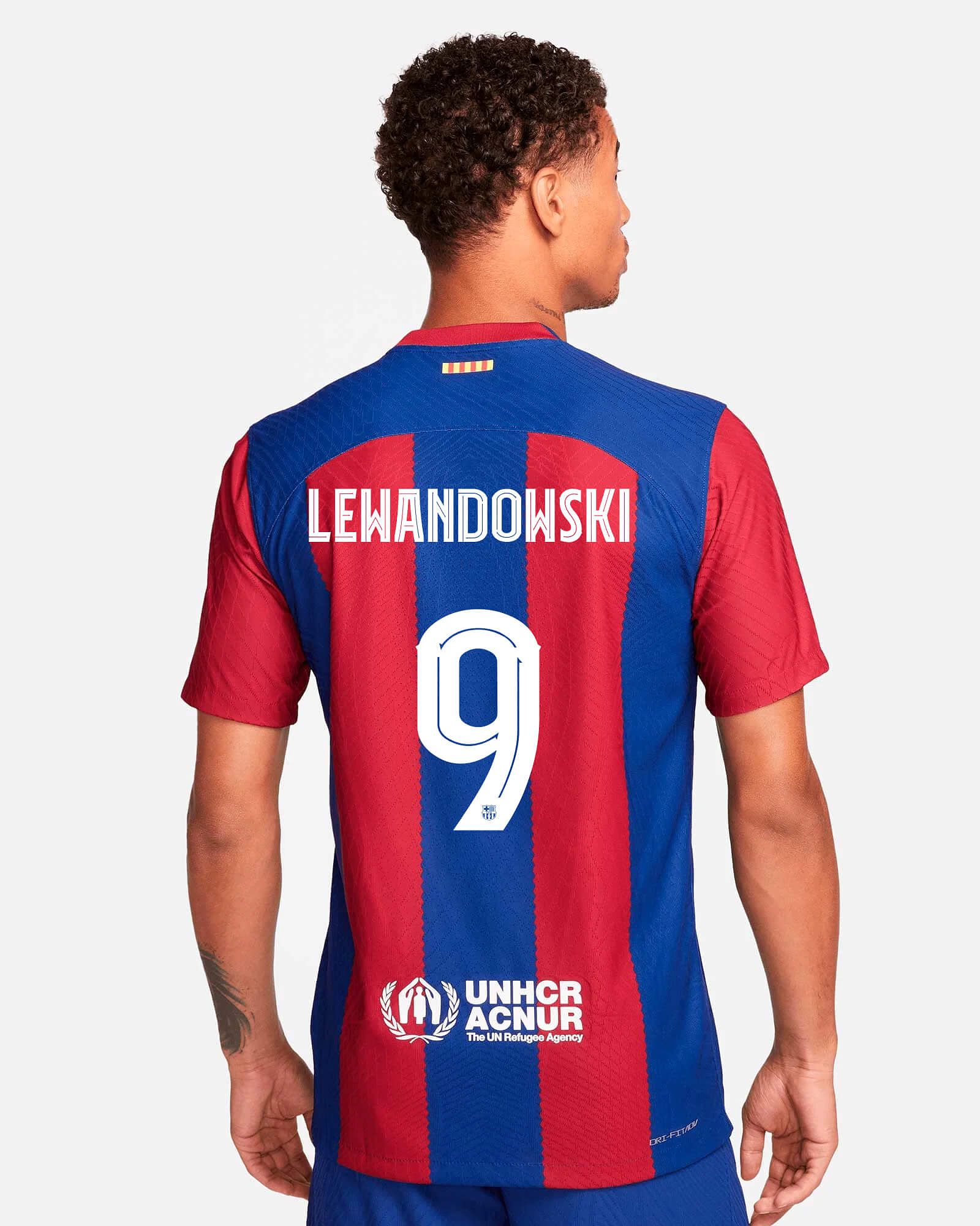 Camiseta 1ª FC Barcelona 2023/2024 Match ADV Lewandowski - Fútbol Factory