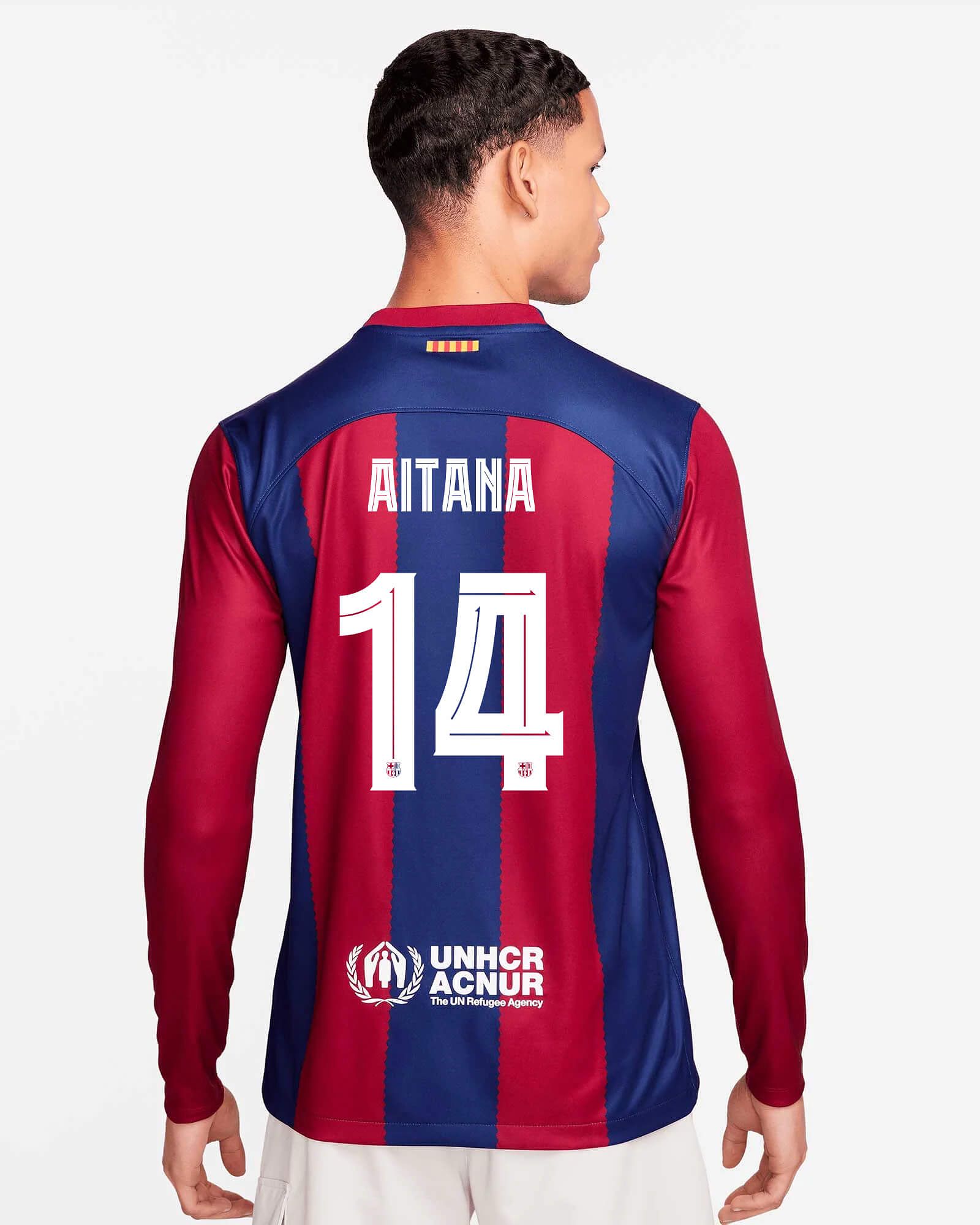 Camiseta 1ª FC Barcelona 2023/2024 LS Aitana - Fútbol Factory