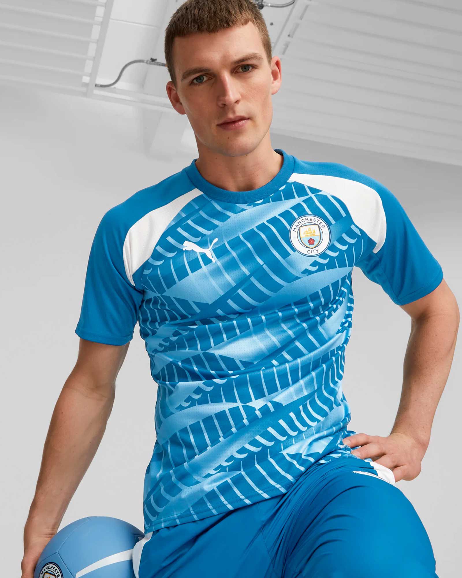 Camiseta Manchester City 2023/2024 Prematch  - Fútbol Factory