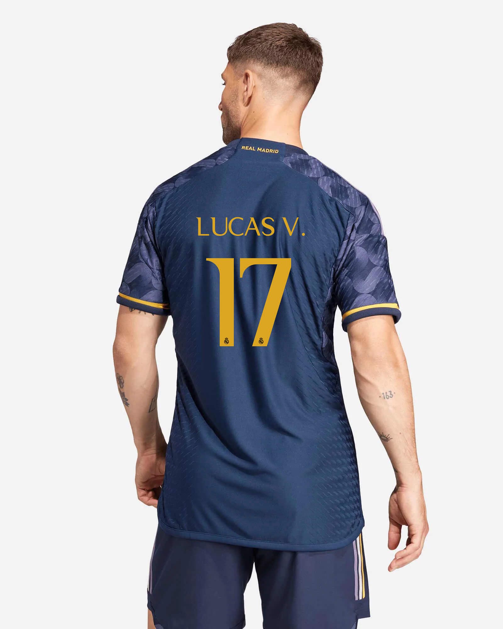 Camiseta 2ª Real Madrid 2023/2024 Authentic Lucas V. - Fútbol Factory