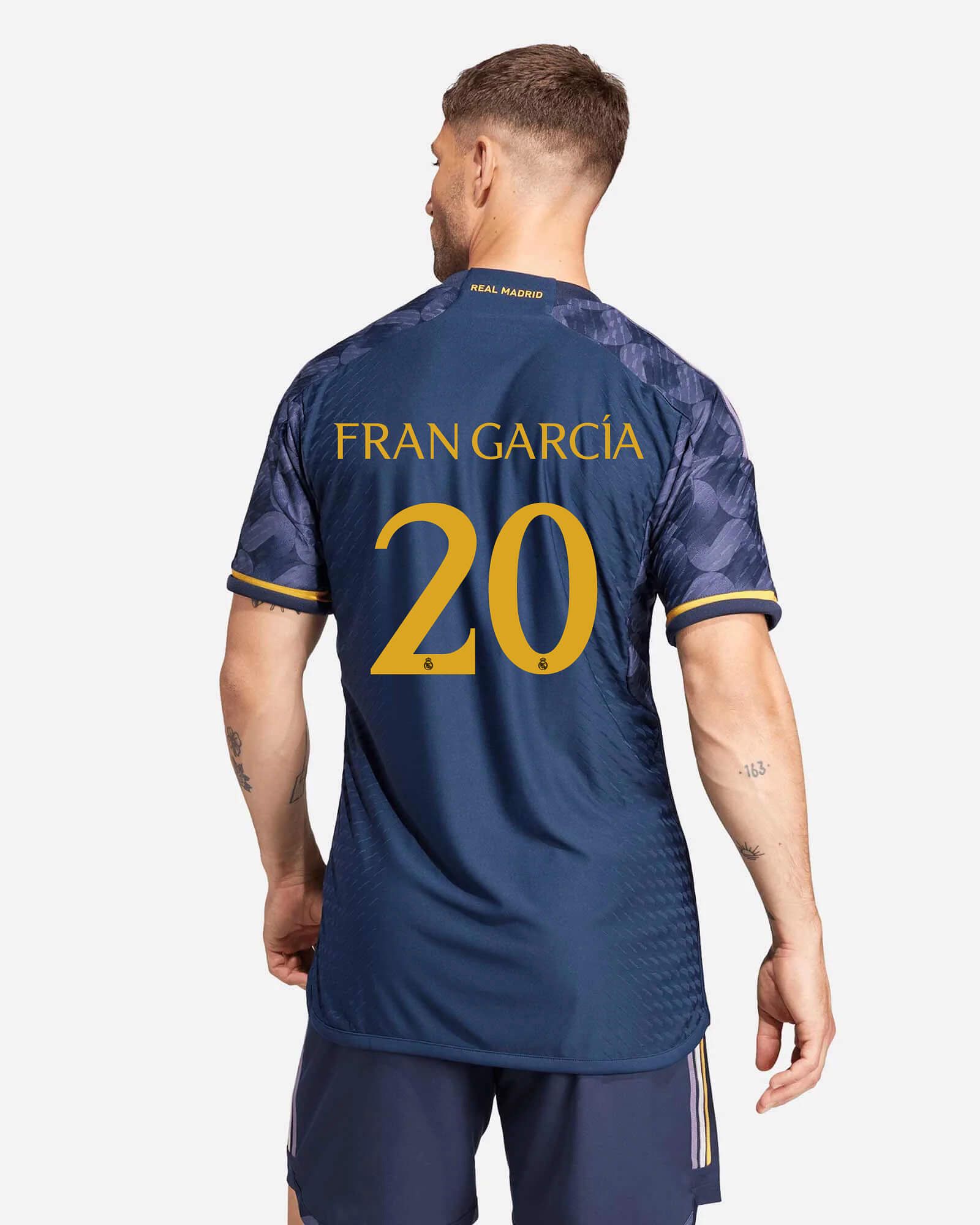 Camiseta 2ª Real Madrid 2023/2024 Authentic Fran García - Fútbol Factory