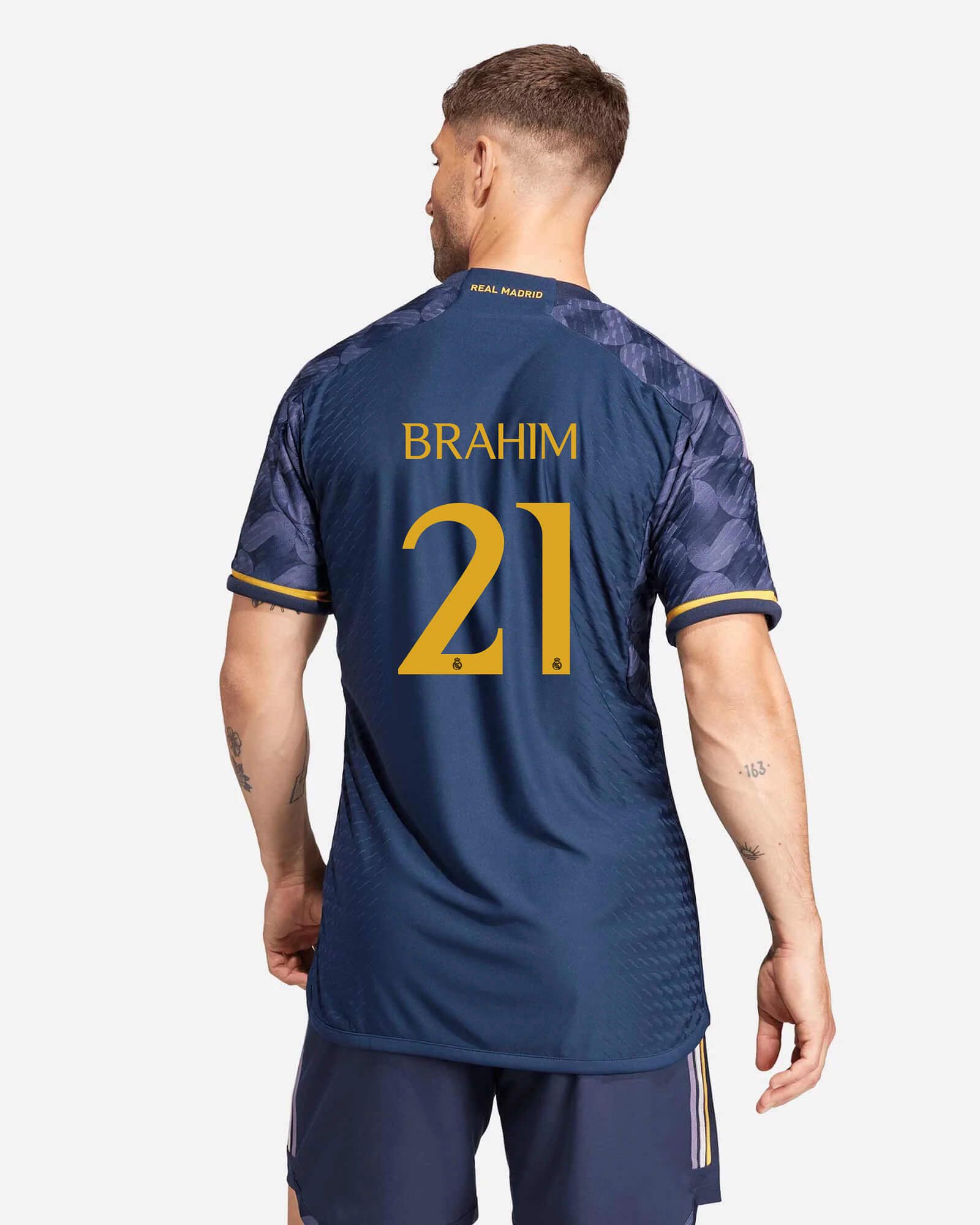 Camiseta 2ª Real Madrid 2023/2024 Authentic Brahim - Fútbol Factory