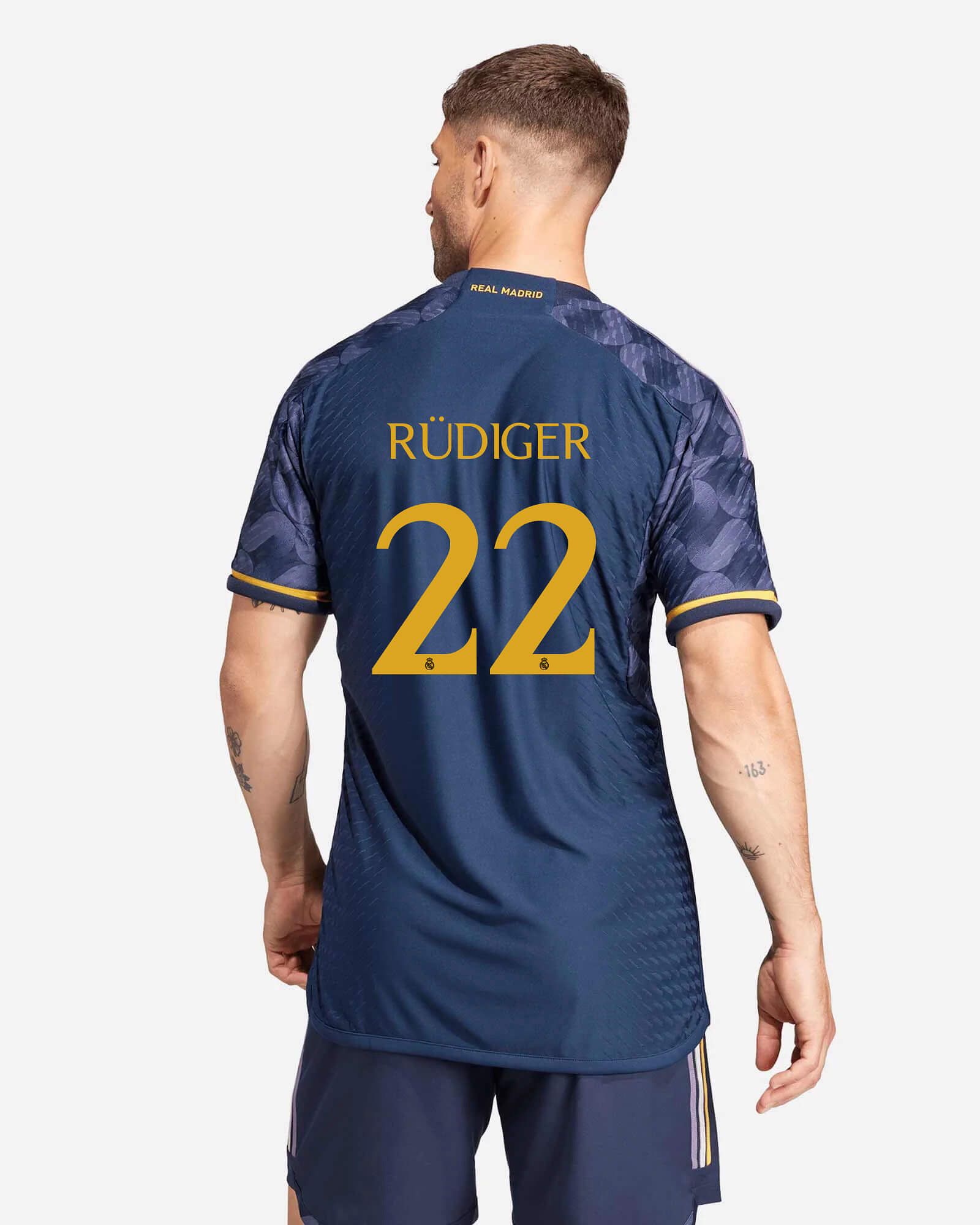 Camiseta 2ª Real Madrid 2023/2024 Authentic Rüdiger - Fútbol Factory