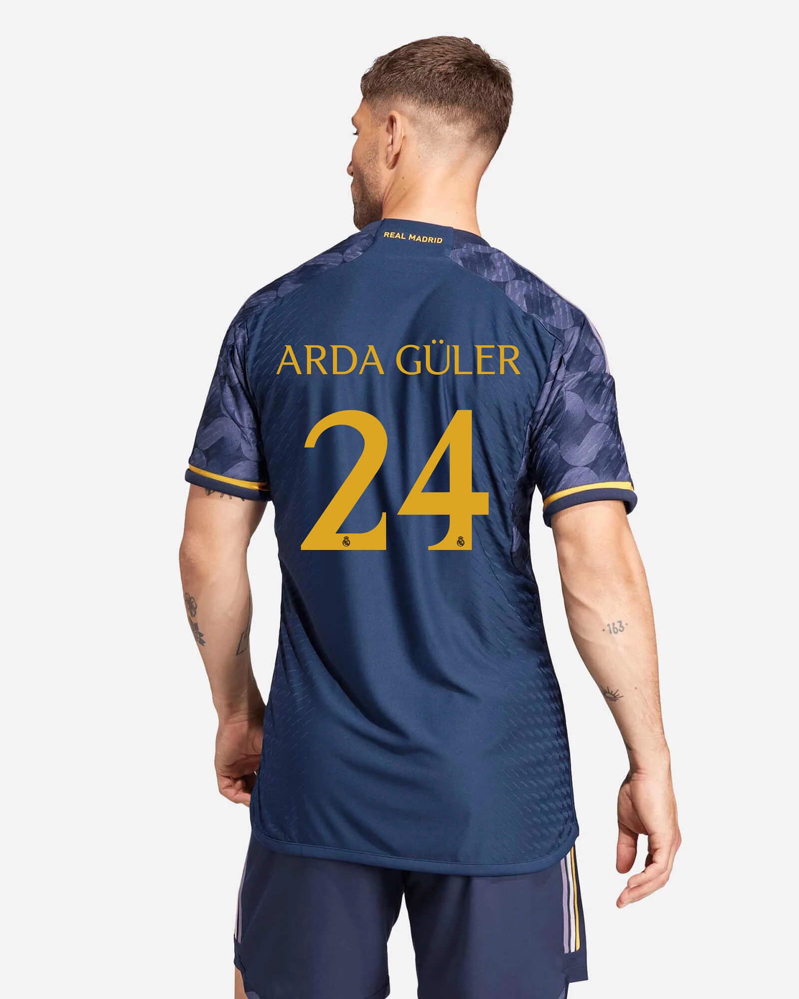 Camiseta 2ª Real Madrid 2023/2024 Authentic Arda Güler - Fútbol Factory