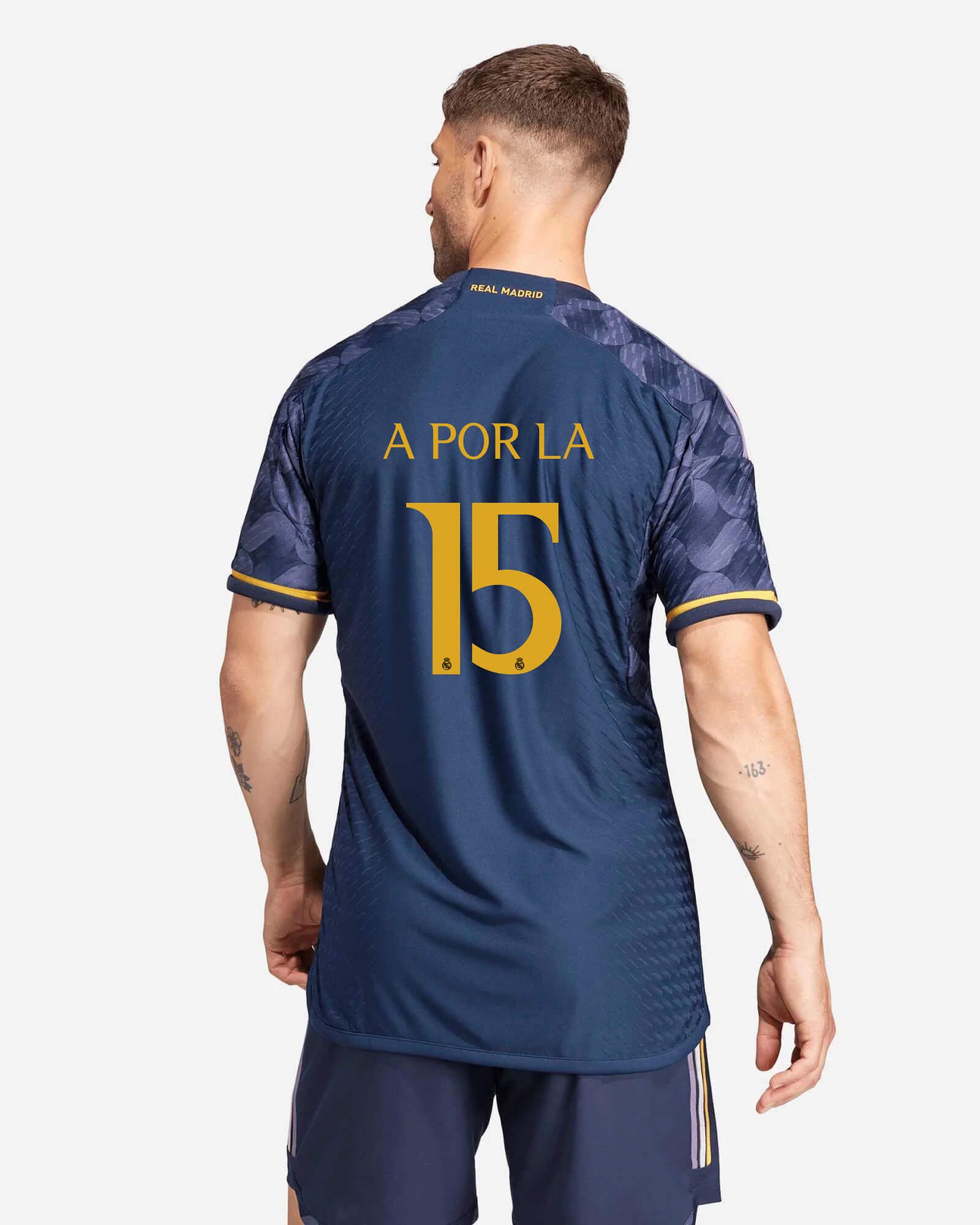 Camiseta 2ª Real Madrid 2023/2024 Authentic A POR LA 15 - Fútbol Factory