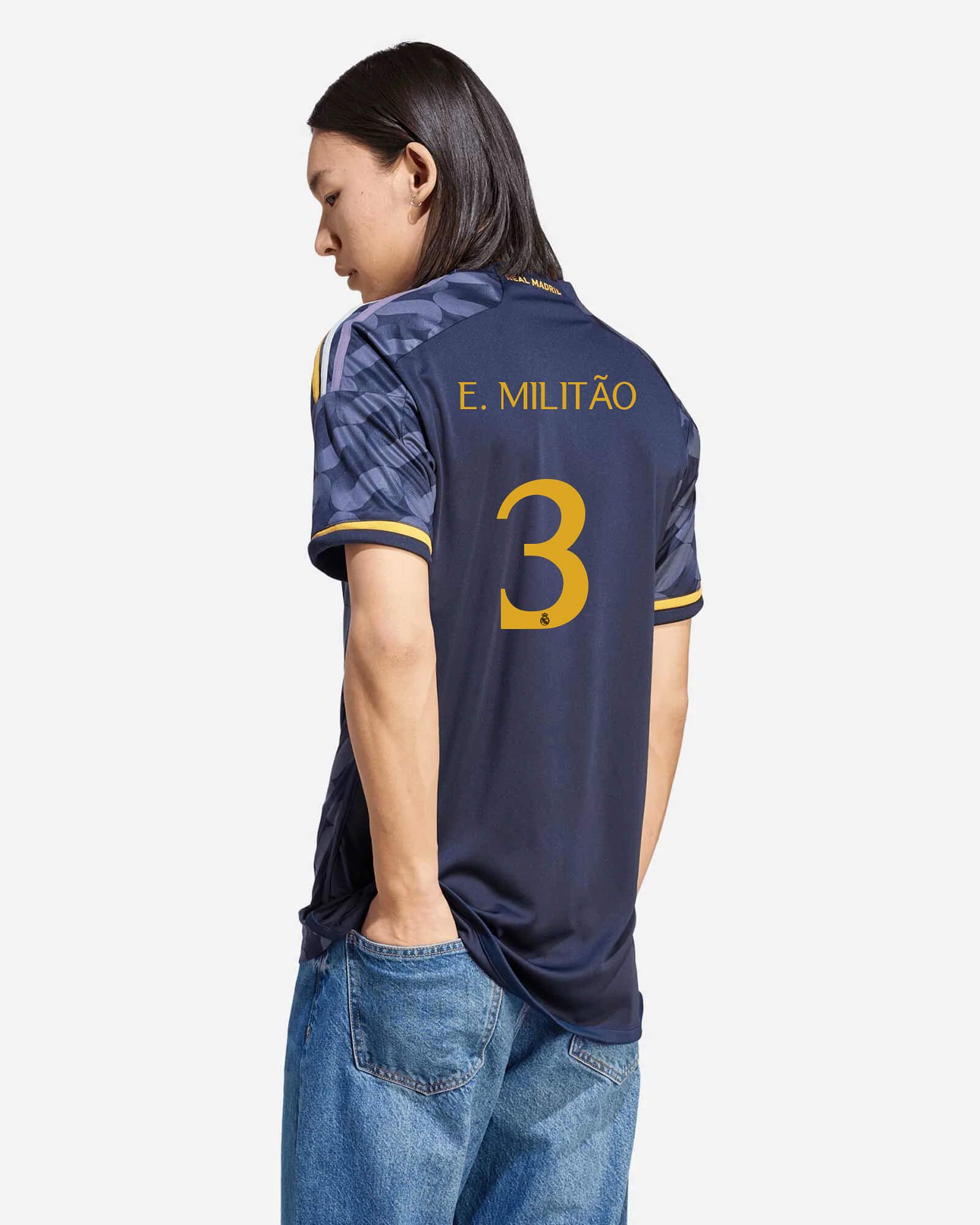 Camiseta 2ª Real Madrid 2023/2024 E. Militão - Fútbol Factory