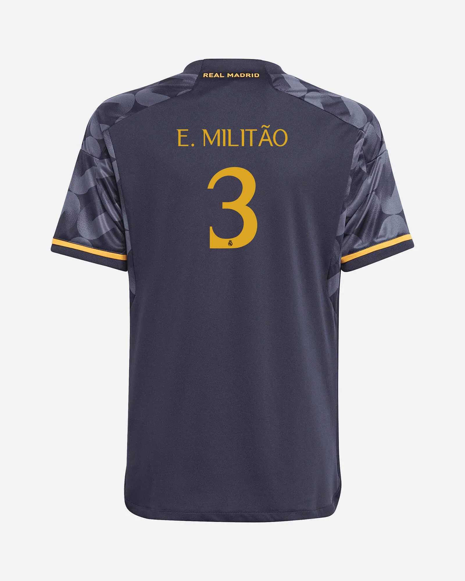 Camiseta 2ª Real Madrid 2023/2024 E. Militão - Fútbol Factory