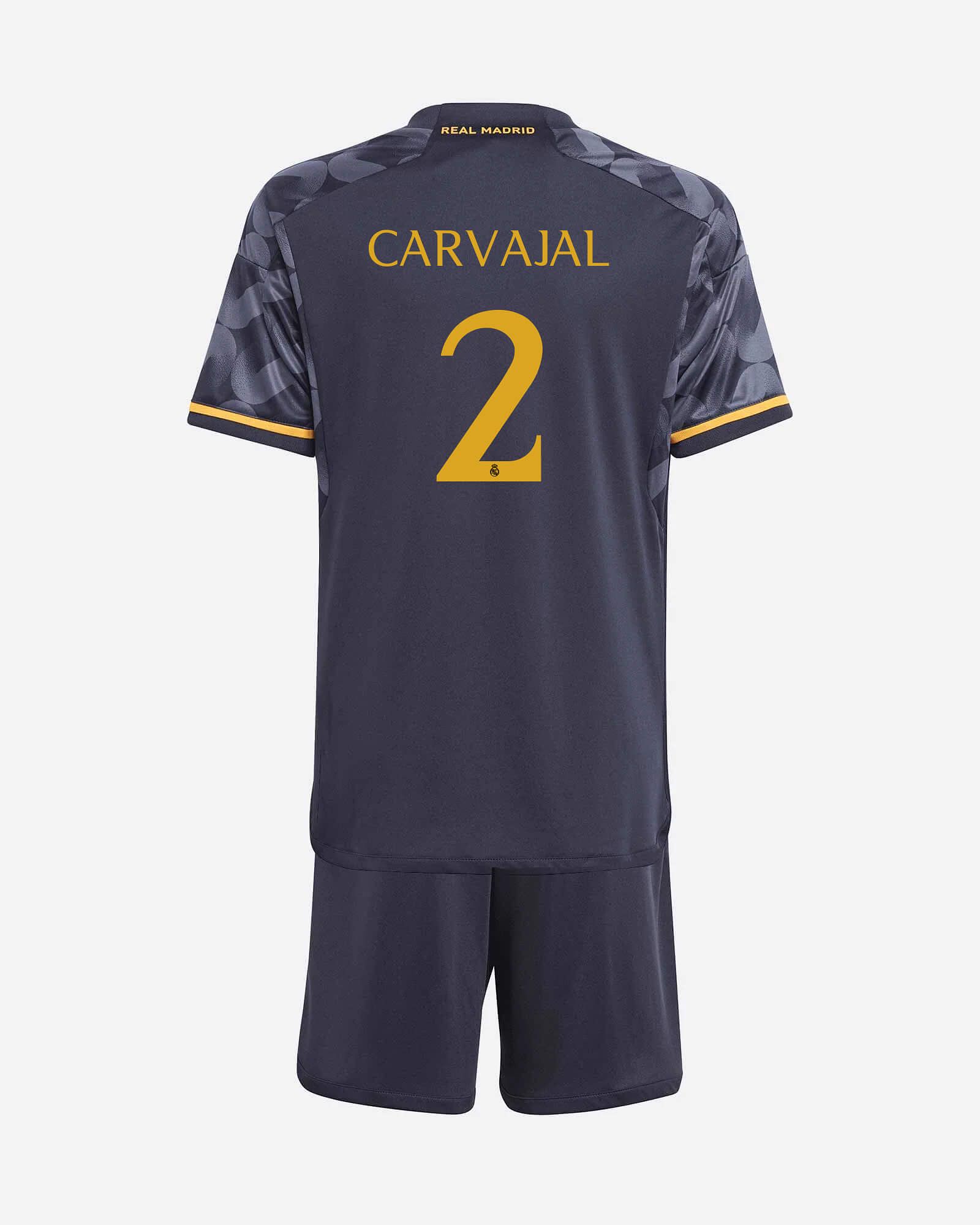 Conjunto 2ª Real Madrid 2023/2024 Carvajal - Fútbol Factory