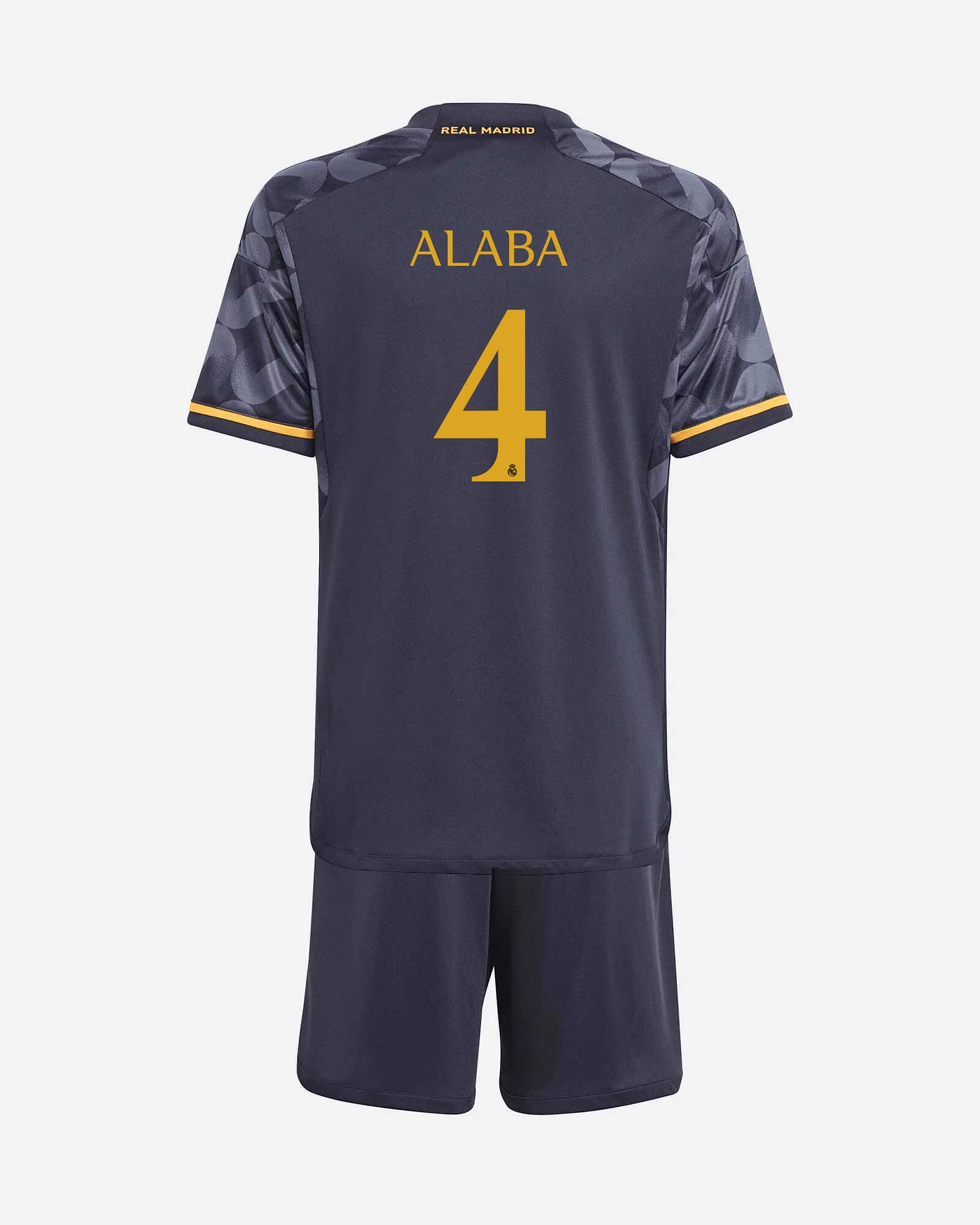 Conjunto 2ª Real Madrid 2023/2024 Alaba - Fútbol Factory