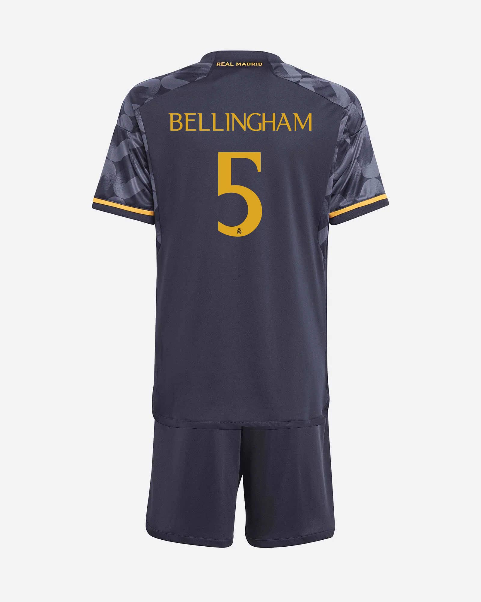 Conjunto 2ª Real Madrid 2023/2024 Bellingham - Fútbol Factory