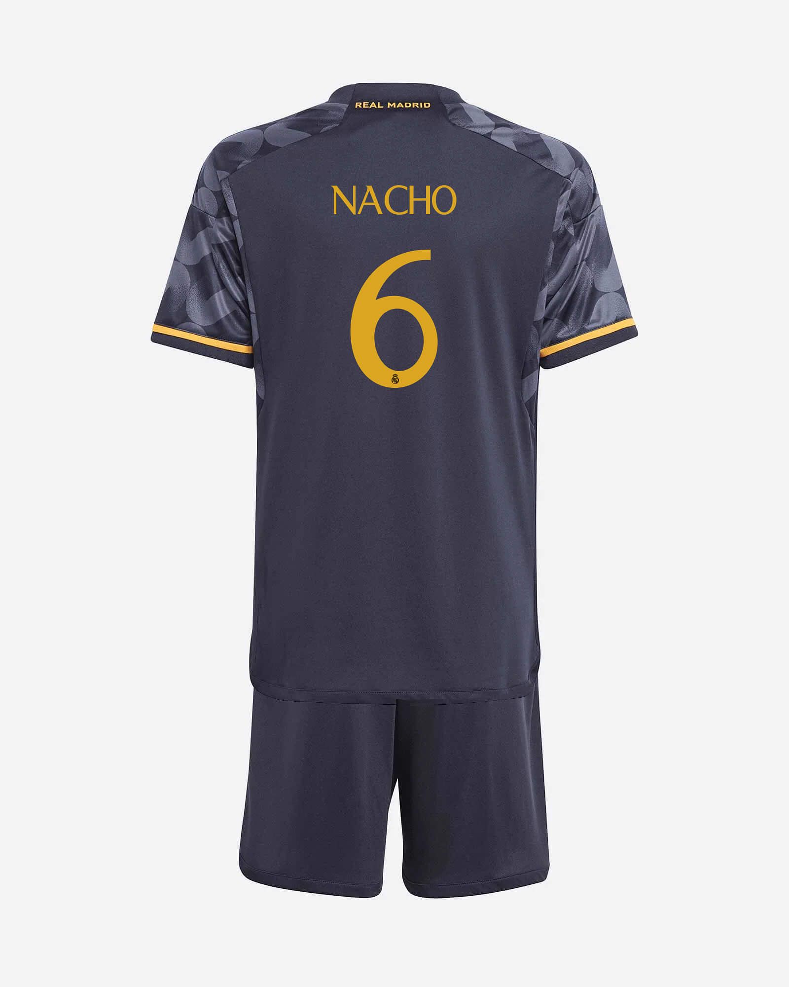 Conjunto 2ª Real Madrid 2023/2024 Nacho - Fútbol Factory