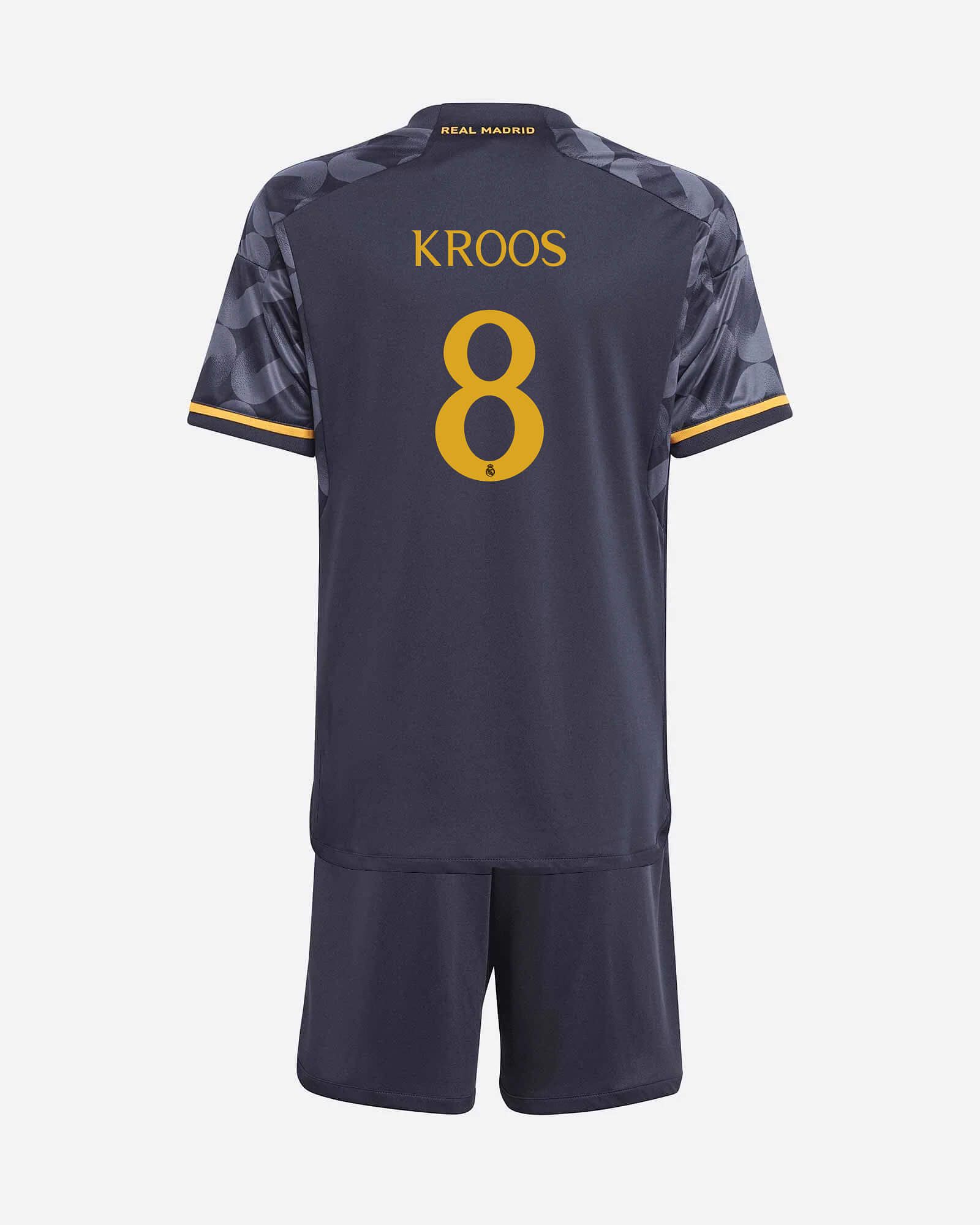 Conjunto 2ª Real Madrid 2023/2024 Kroos - Fútbol Factory