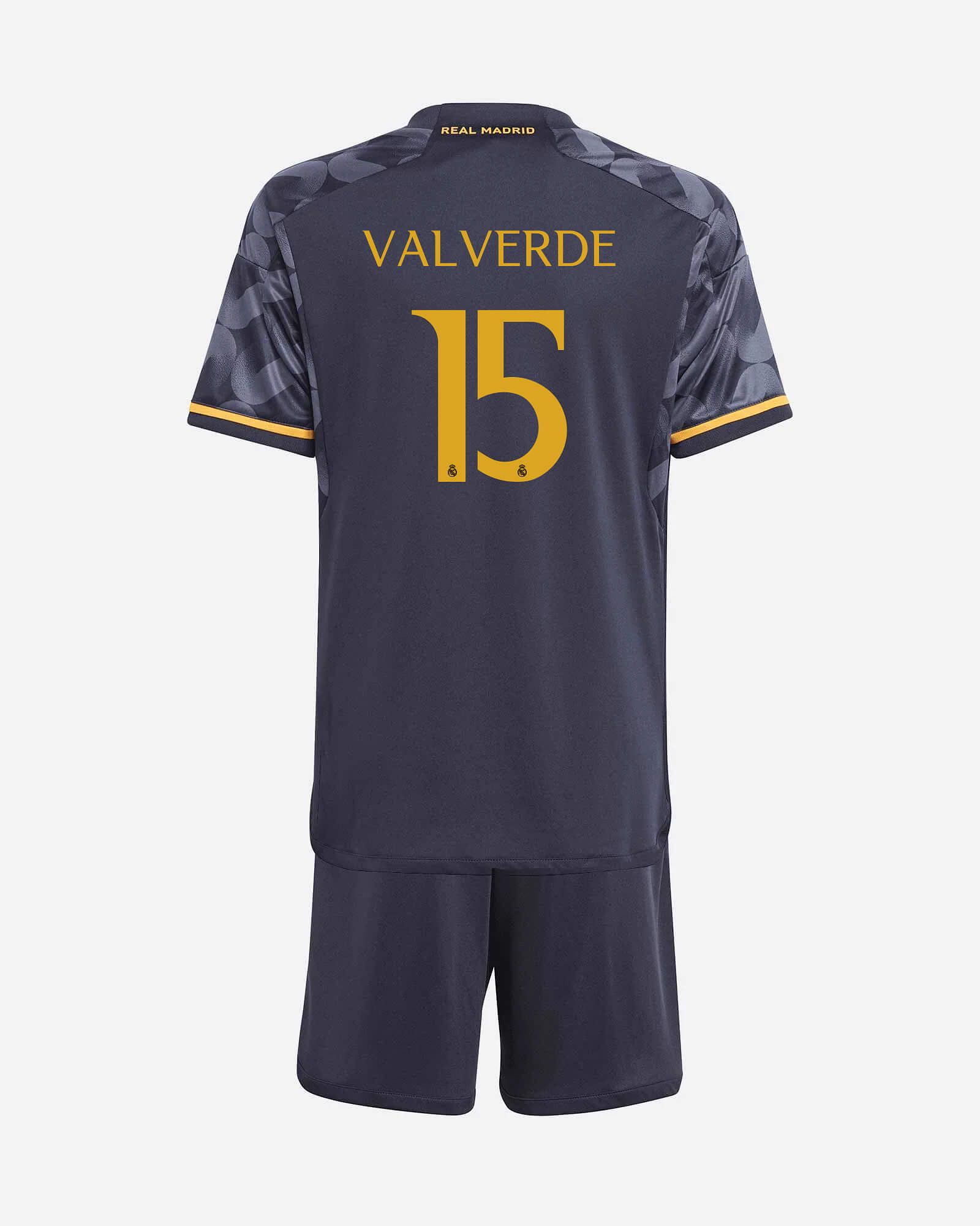 Conjunto 2ª Real Madrid 2023/2024 Valverde - Fútbol Factory