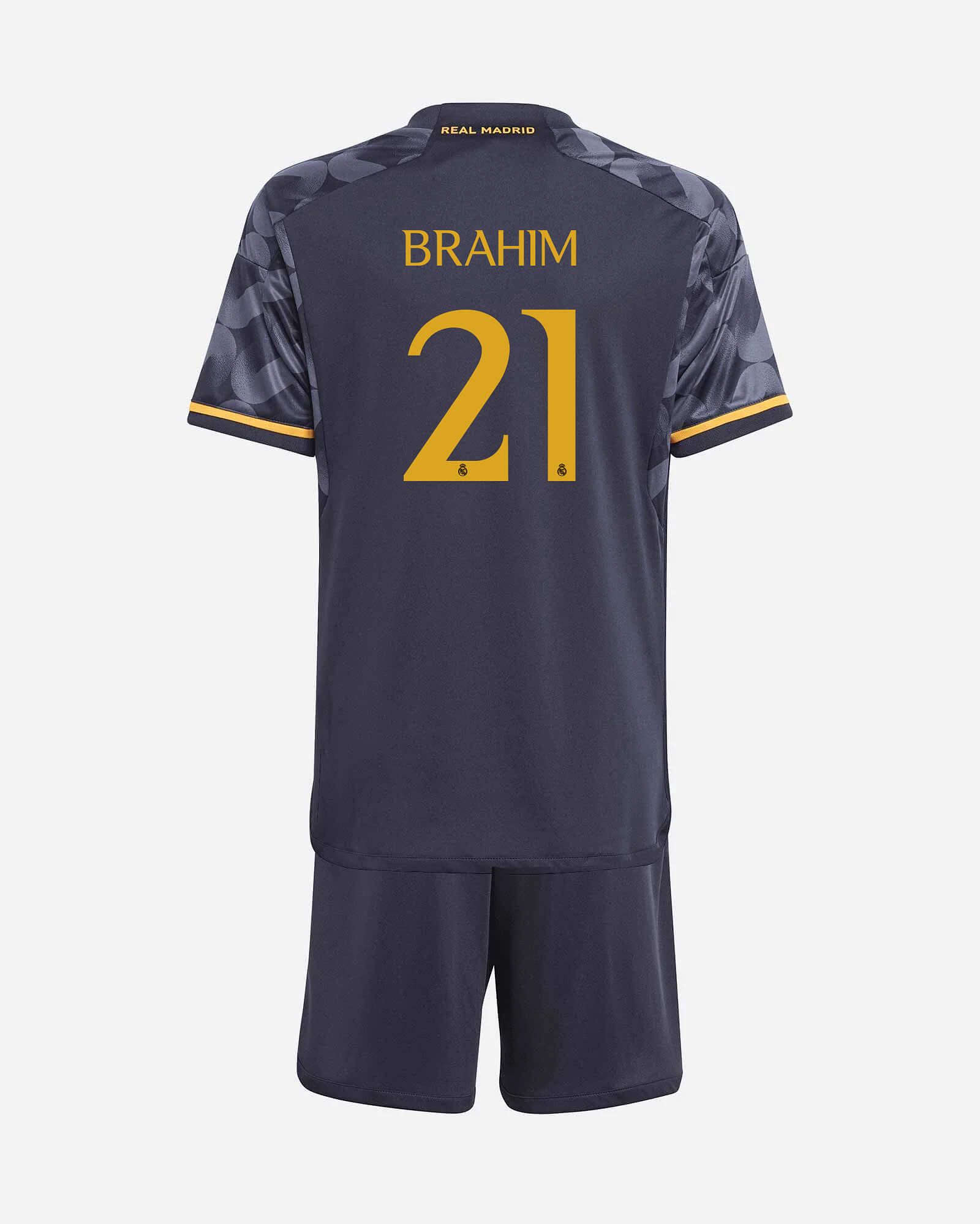 Conjunto 2ª Real Madrid 2023/2024 Brahim - Fútbol Factory