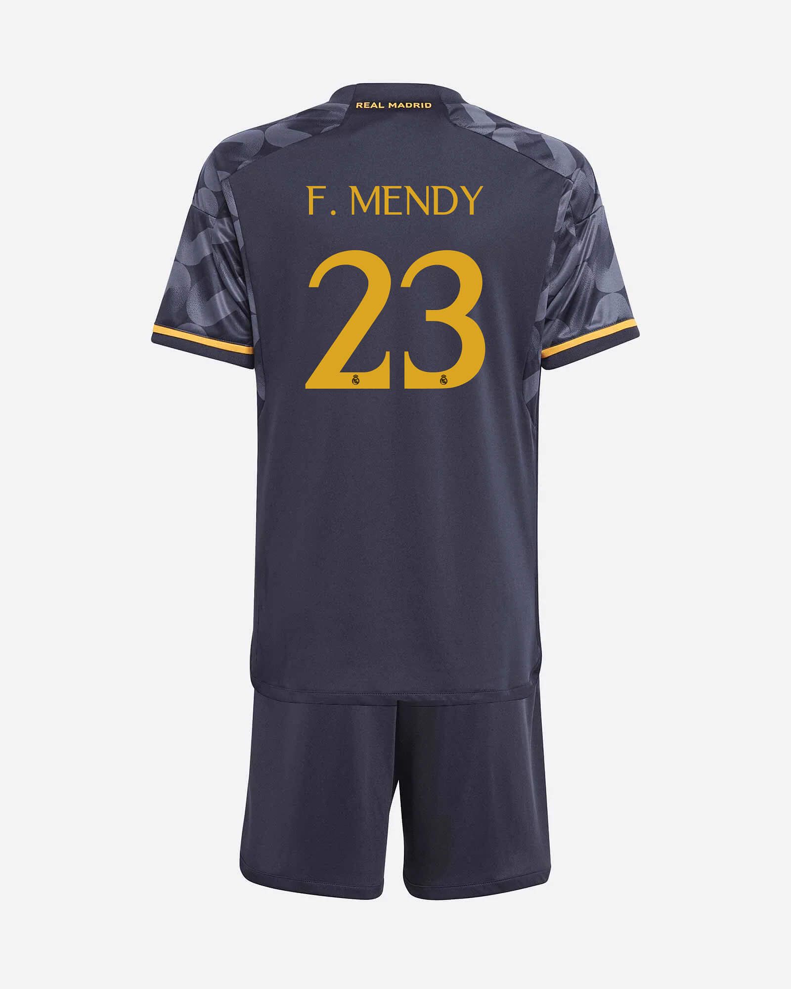 Conjunto 2ª Real Madrid 2023/2024 F. Mendy - Fútbol Factory