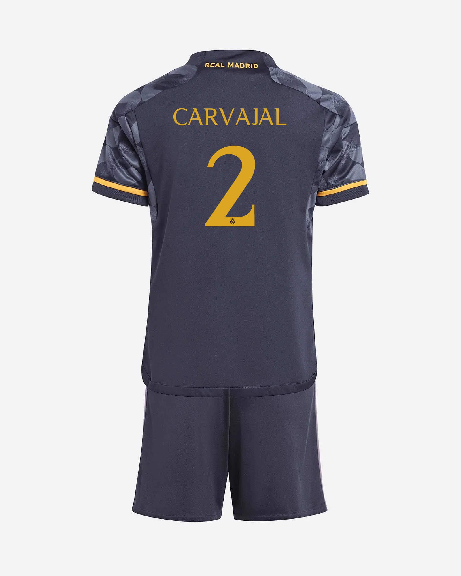 Conjunto 2ª Real Madrid 2023/2024 Carvajal - Fútbol Factory