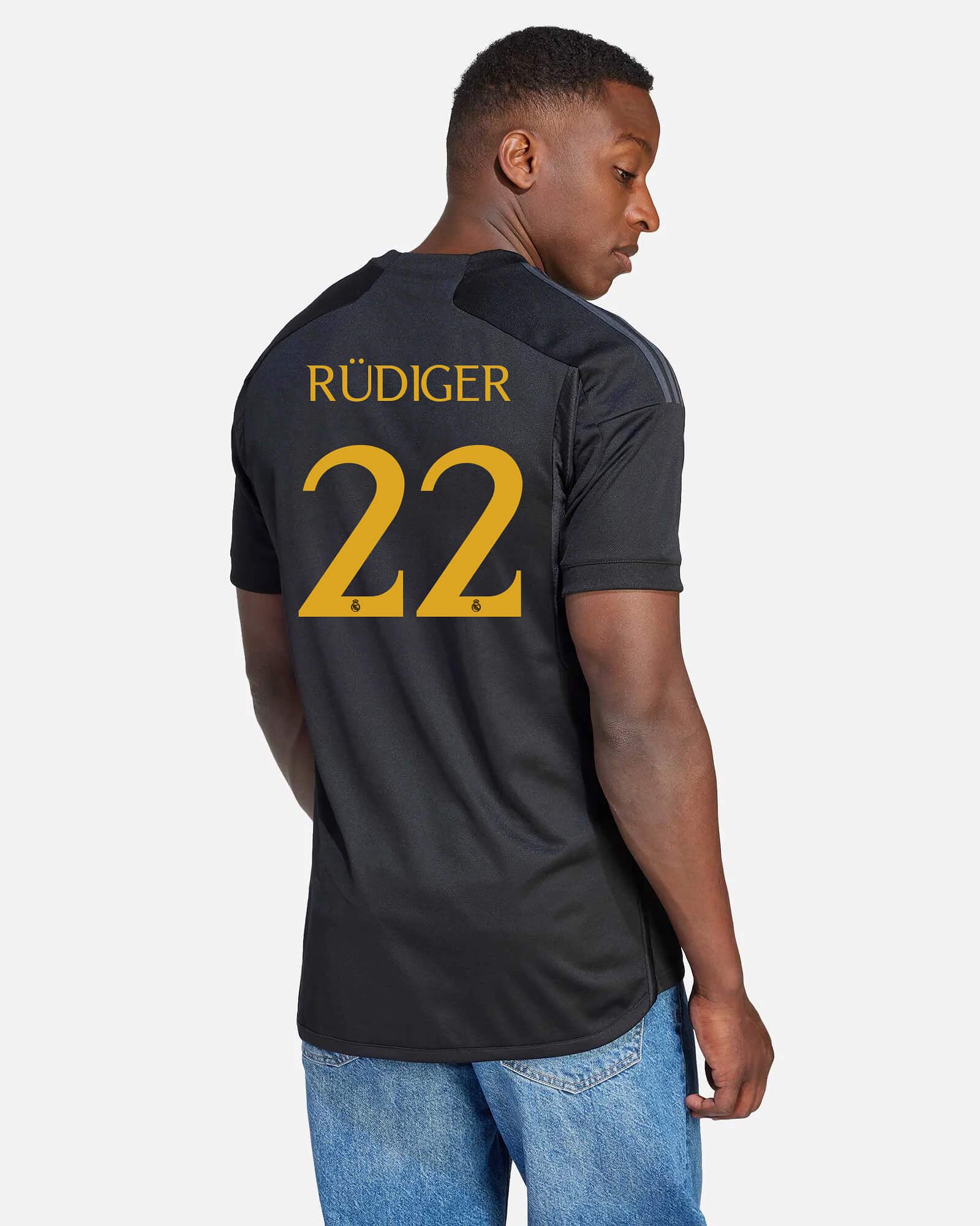 Camiseta 3ª Real Madrid 2023/2024 Rüdiger - Fútbol Factory