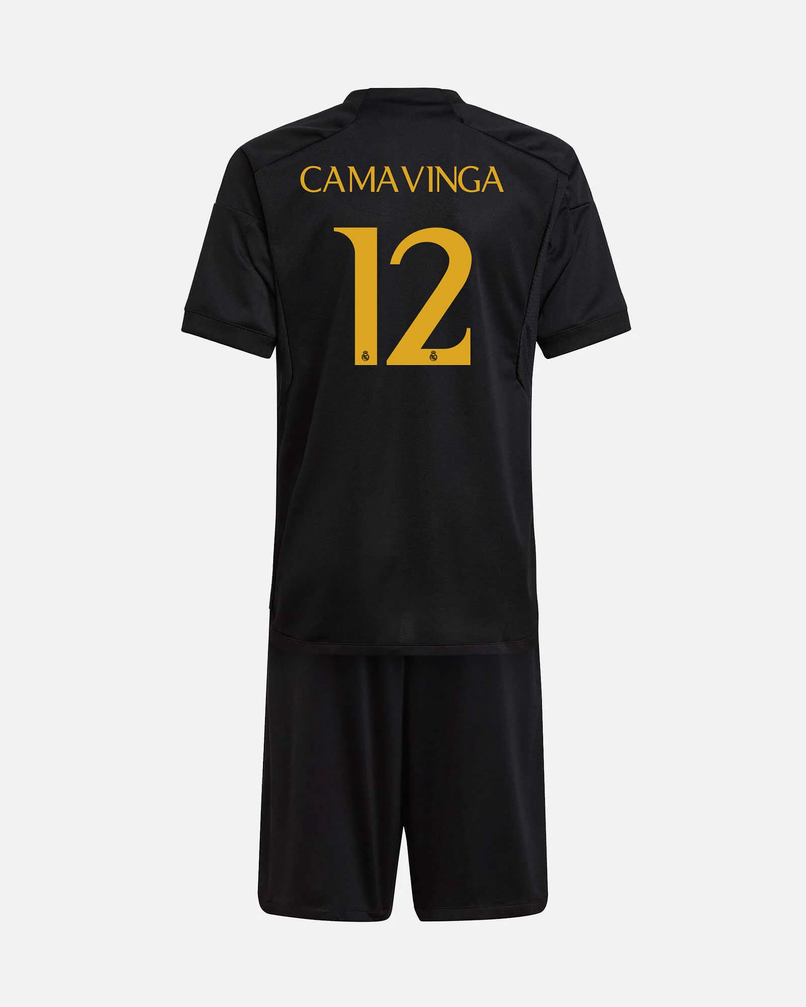 Conjunto 3ª Real Madrid 2023/2024  Camavinga - Fútbol Factory