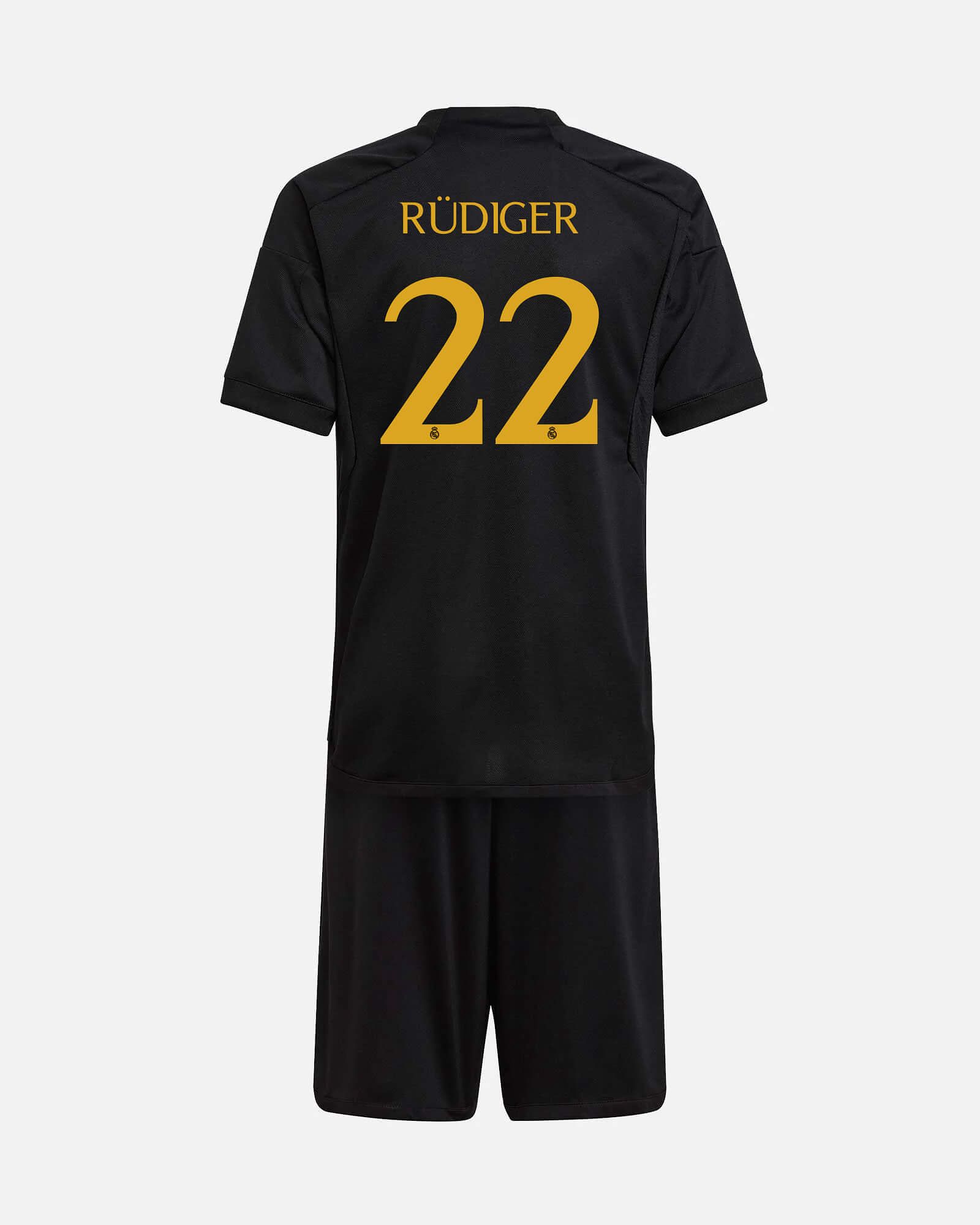 Conjunto 3ª Real Madrid 2023/2024  Rüdiger - Fútbol Factory