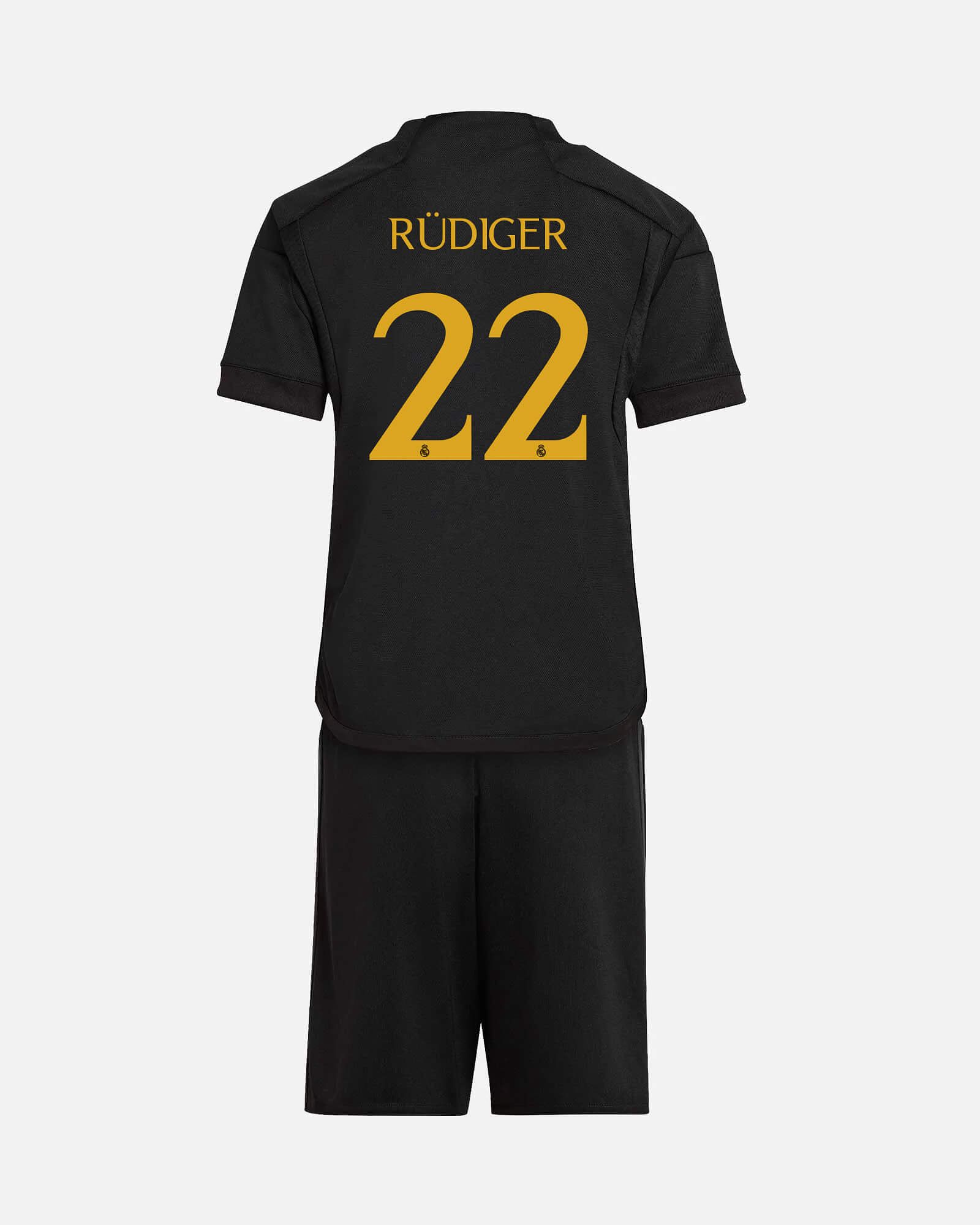 Mini conjunto 3ª Real Madrid 2023/2024 Rüdiger - Fútbol Factory