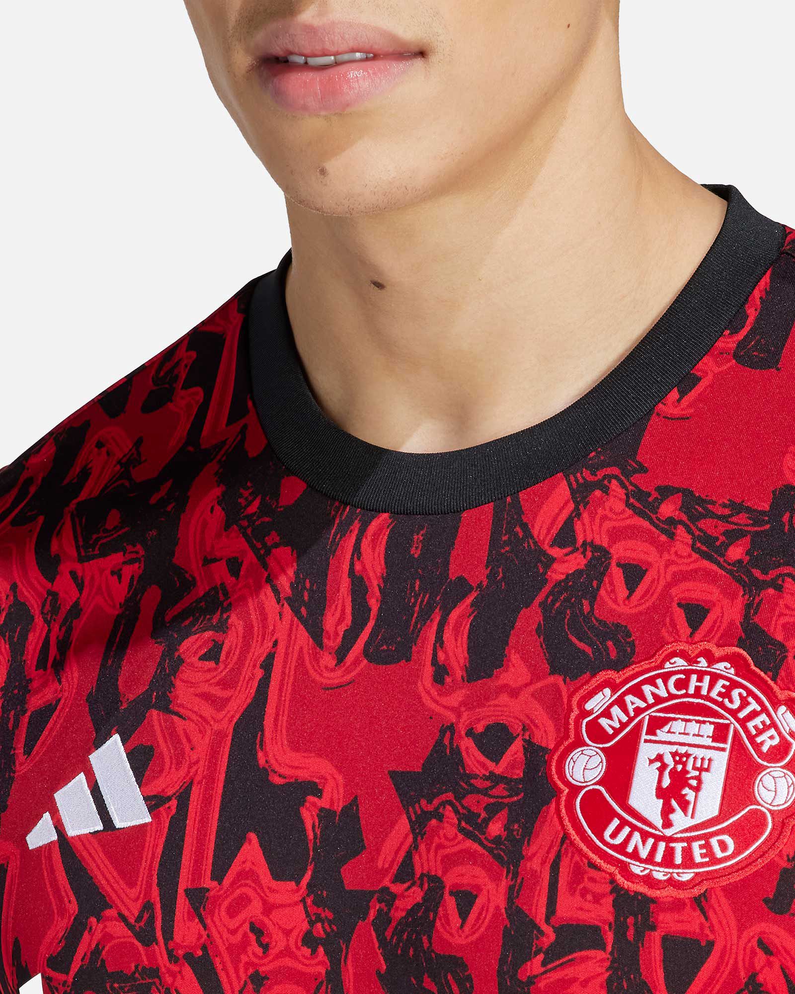 Camiseta Manchester United 2023/2024 Prematch - Fútbol Factory