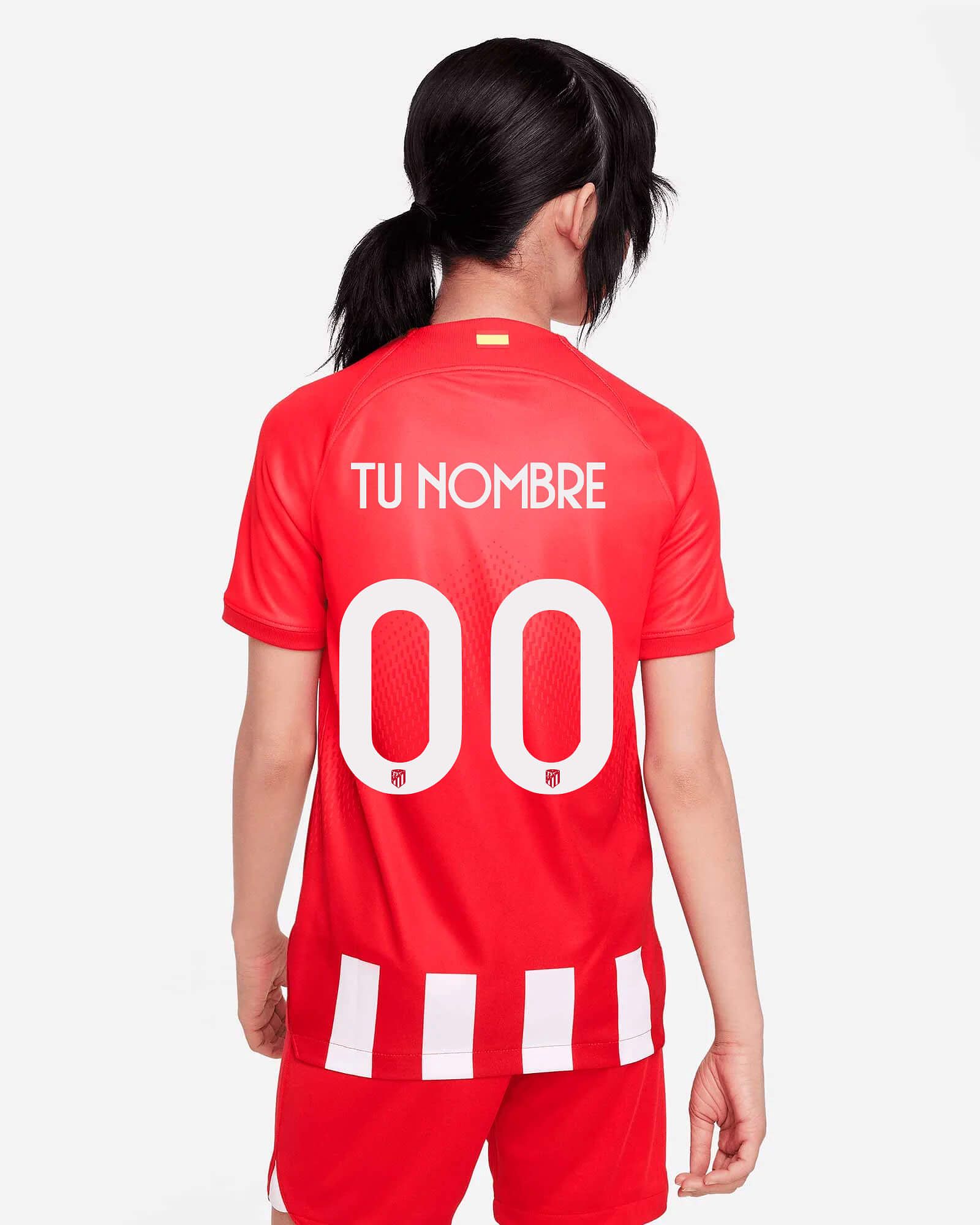 Camiseta 1ª Atlético de Madrid 2023/2024 Personalizado - Fútbol Factory