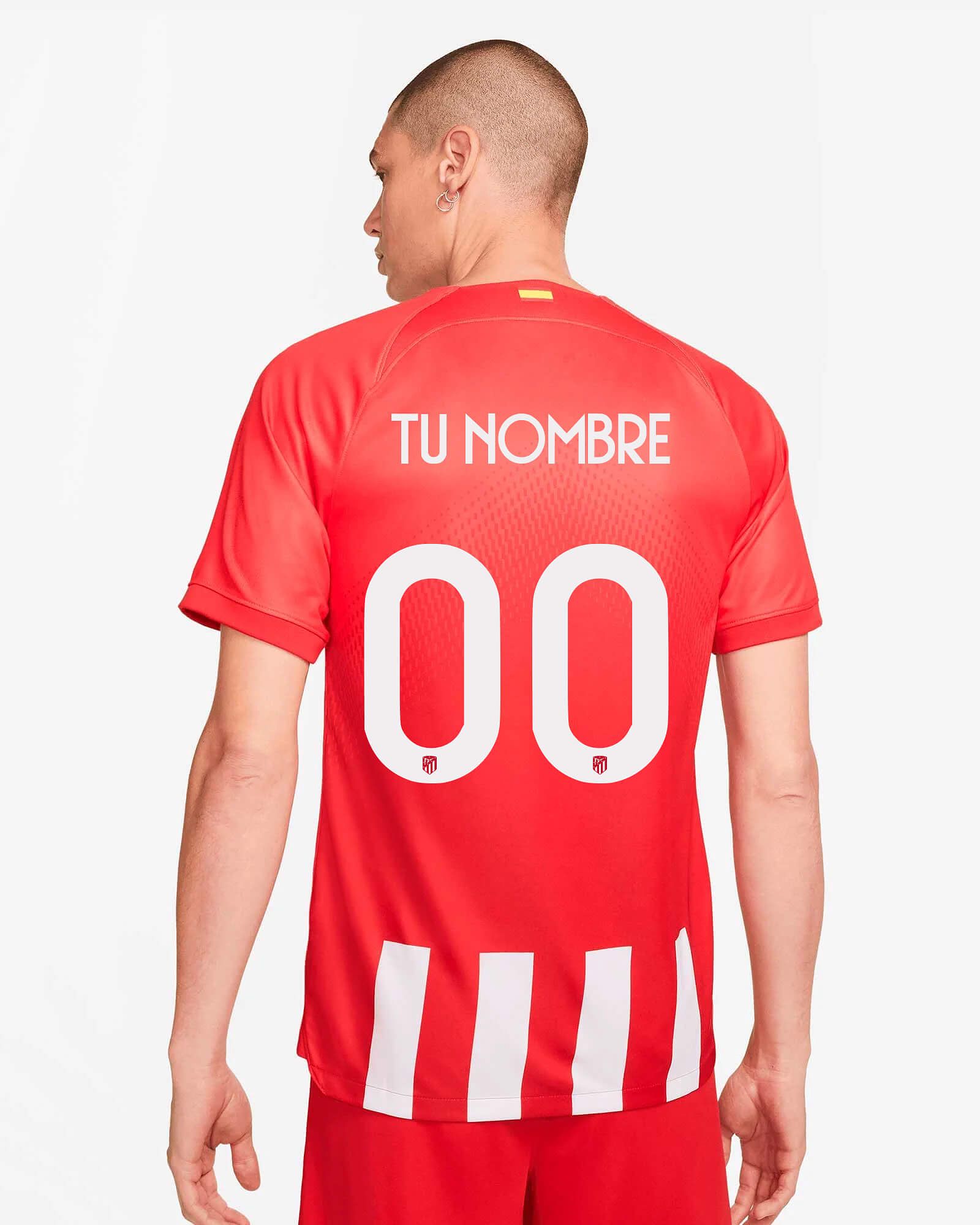 Camiseta 1ª Atlético de Madrid 2023/2024 Personalizado - Fútbol Factory