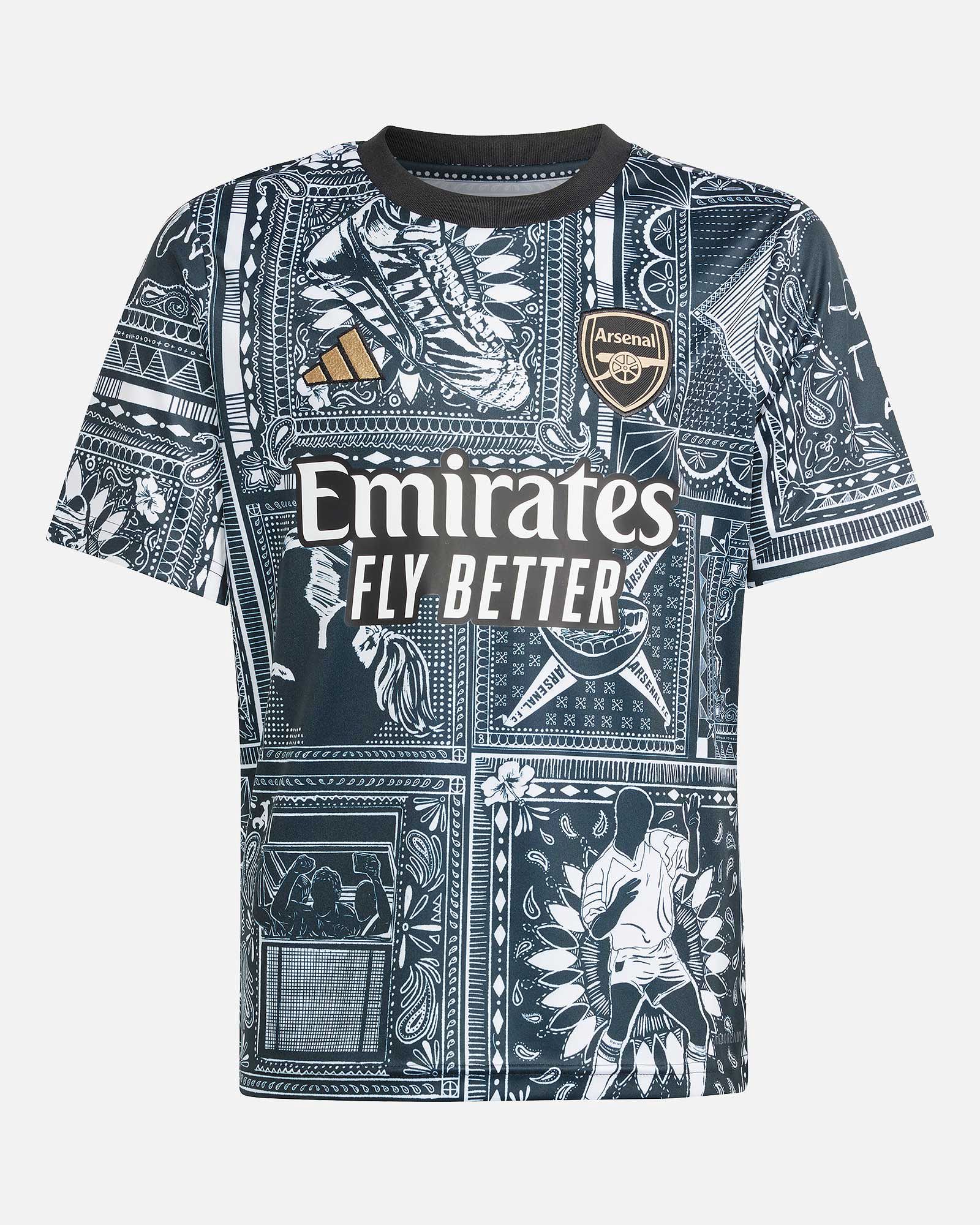 Chaqueta Arsenal FC Ian Wright 2023/2024 Prematch - Fútbol Factory