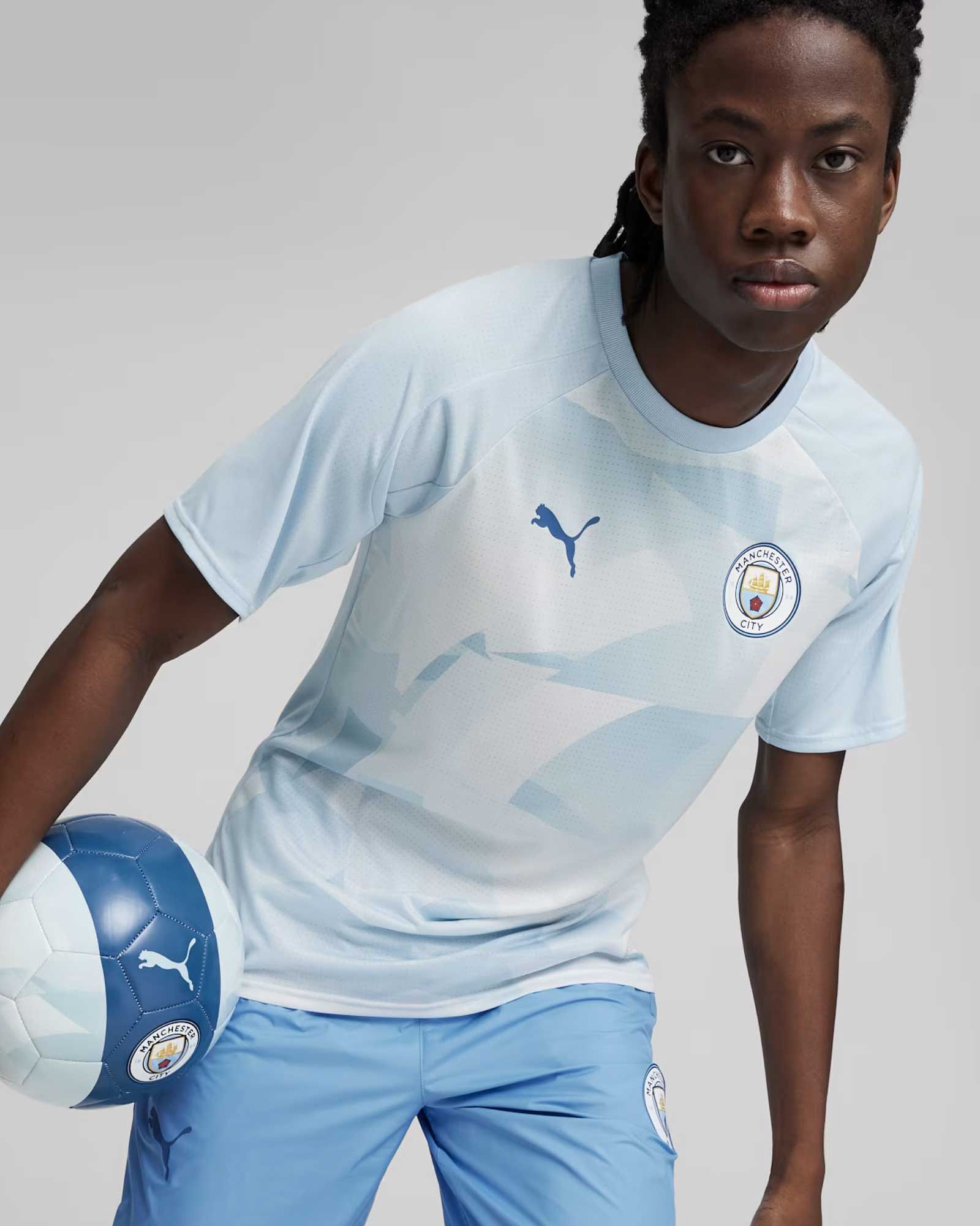 Camiseta Manchester City 2023/2024 Prematch - Fútbol Factory