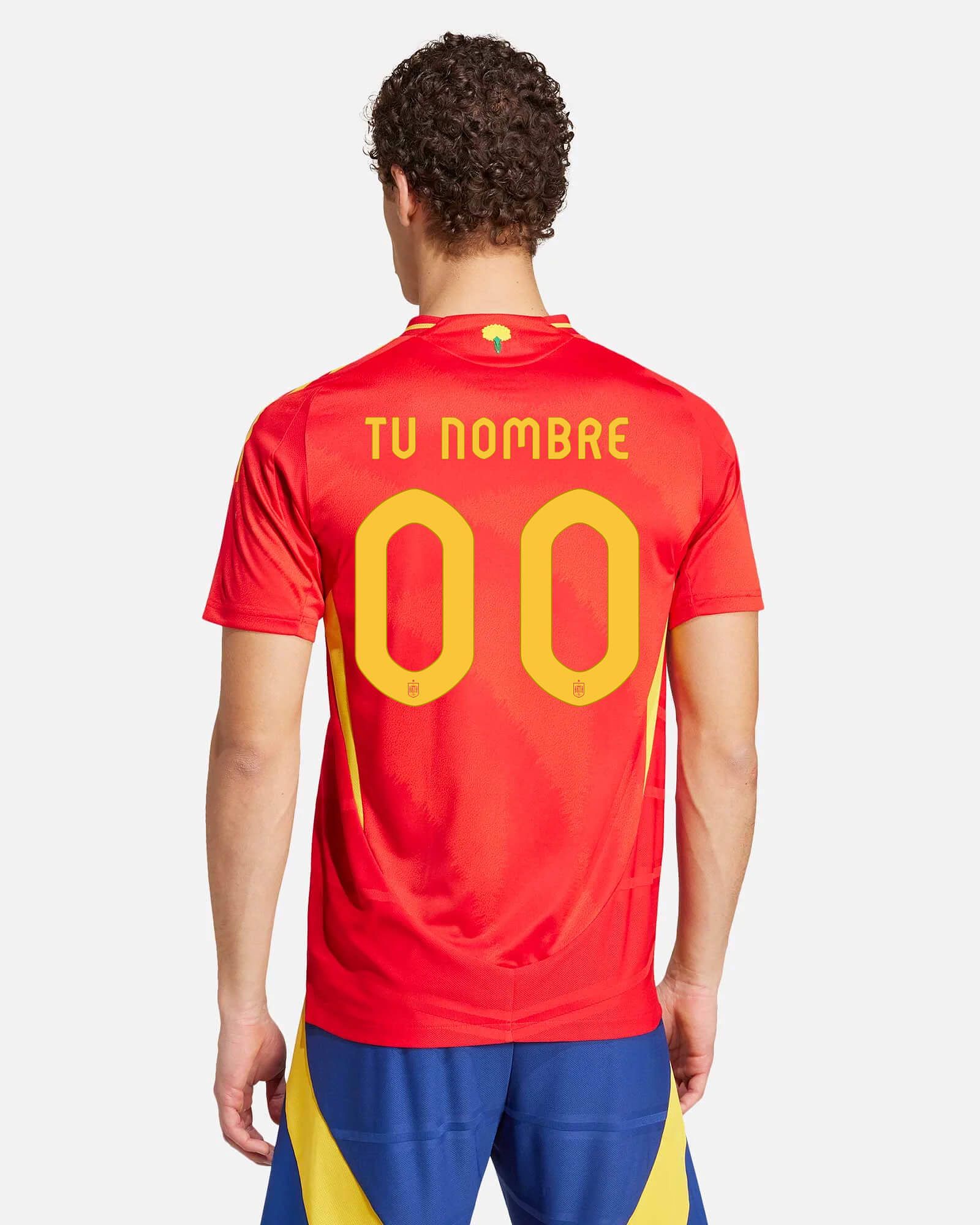 Camiseta 1ª España EURO 2024 Authentic Personalizado - Fútbol Factory