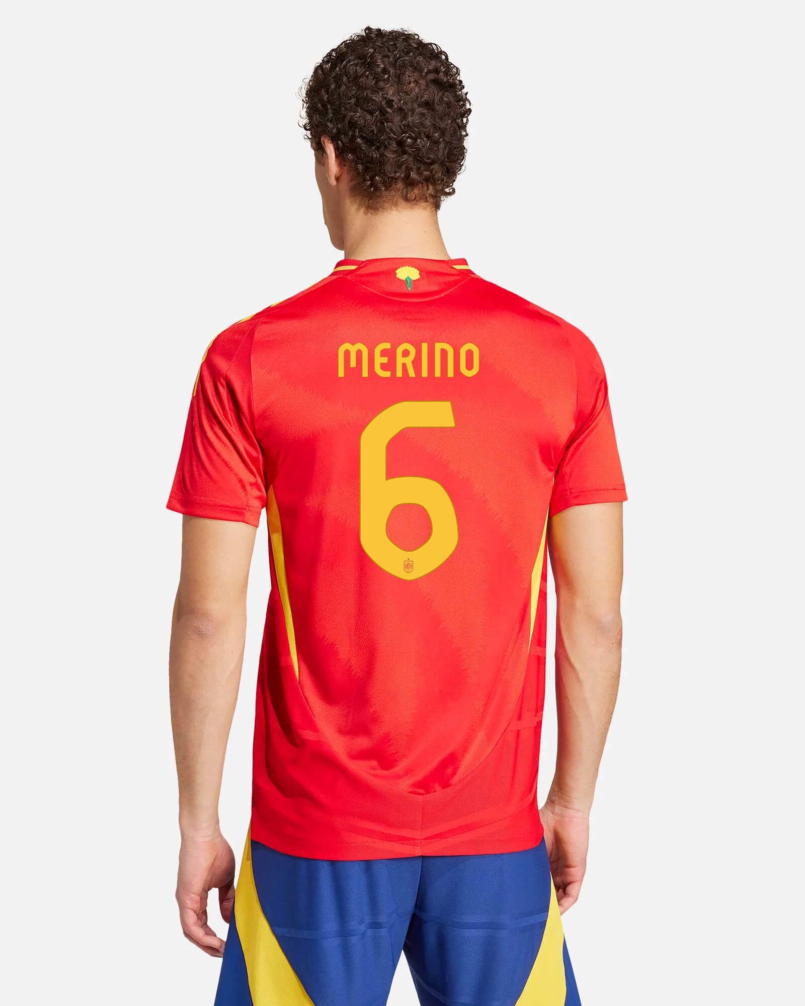 Camiseta 1ª España EURO 2024 Authentic Merino - Fútbol Factory